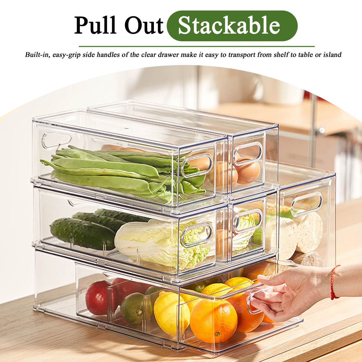 Refrigerator Organizers and Storage (2 Count)