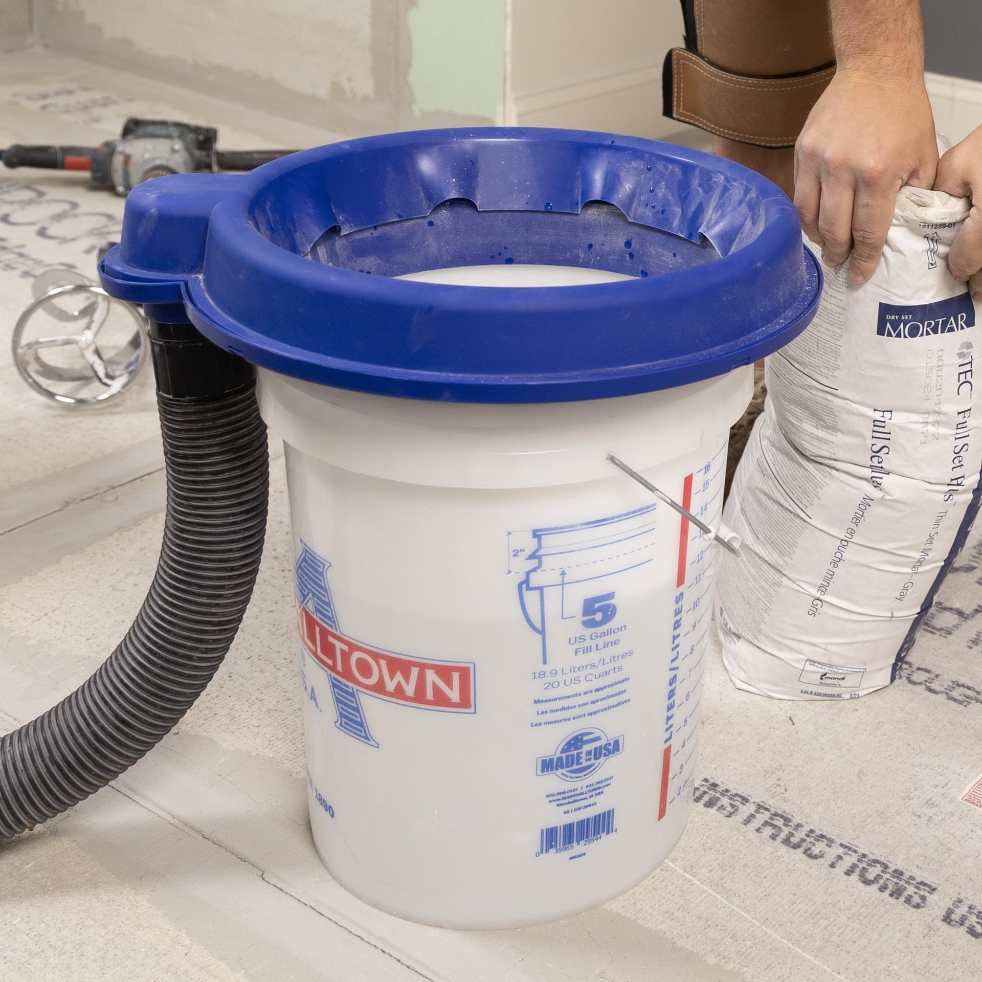 DustPro 360 5 Gallon Bucket Dust Collector