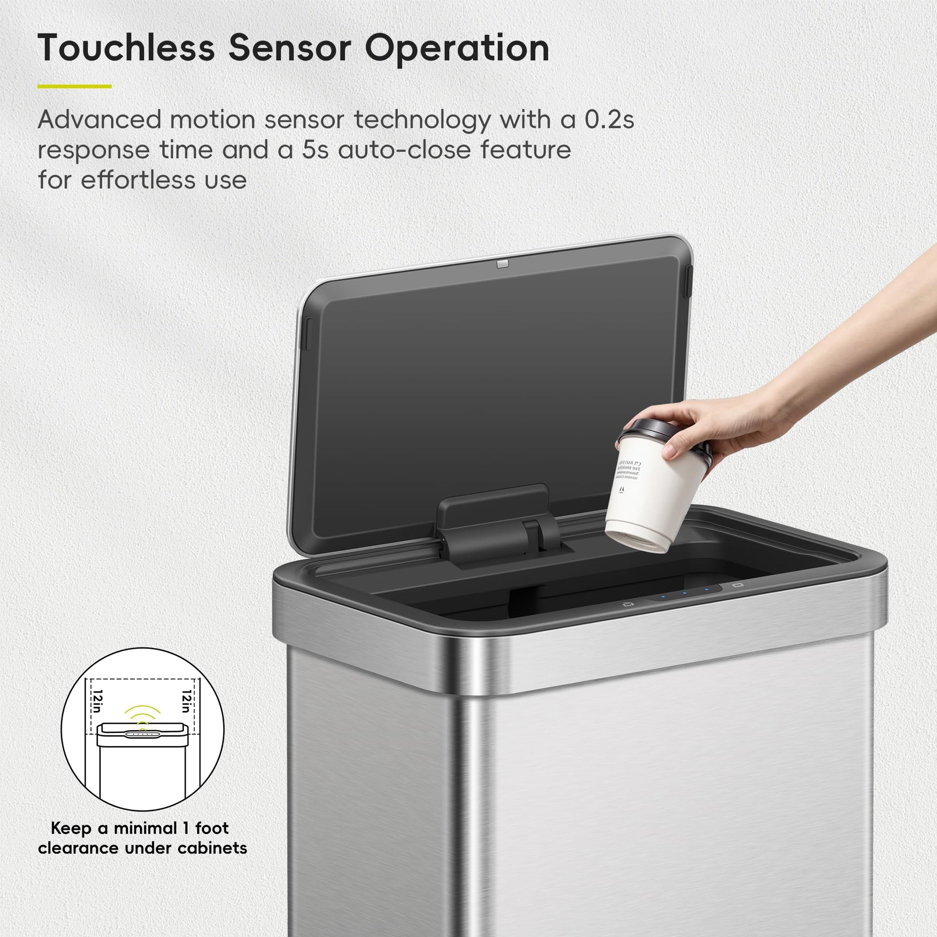 Nova Sensor Trash Can