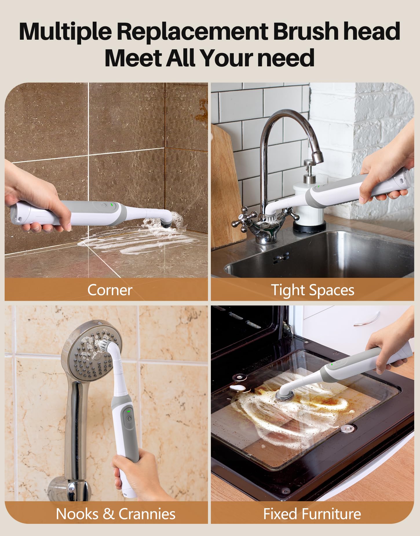 Cordless Spin Scrubber