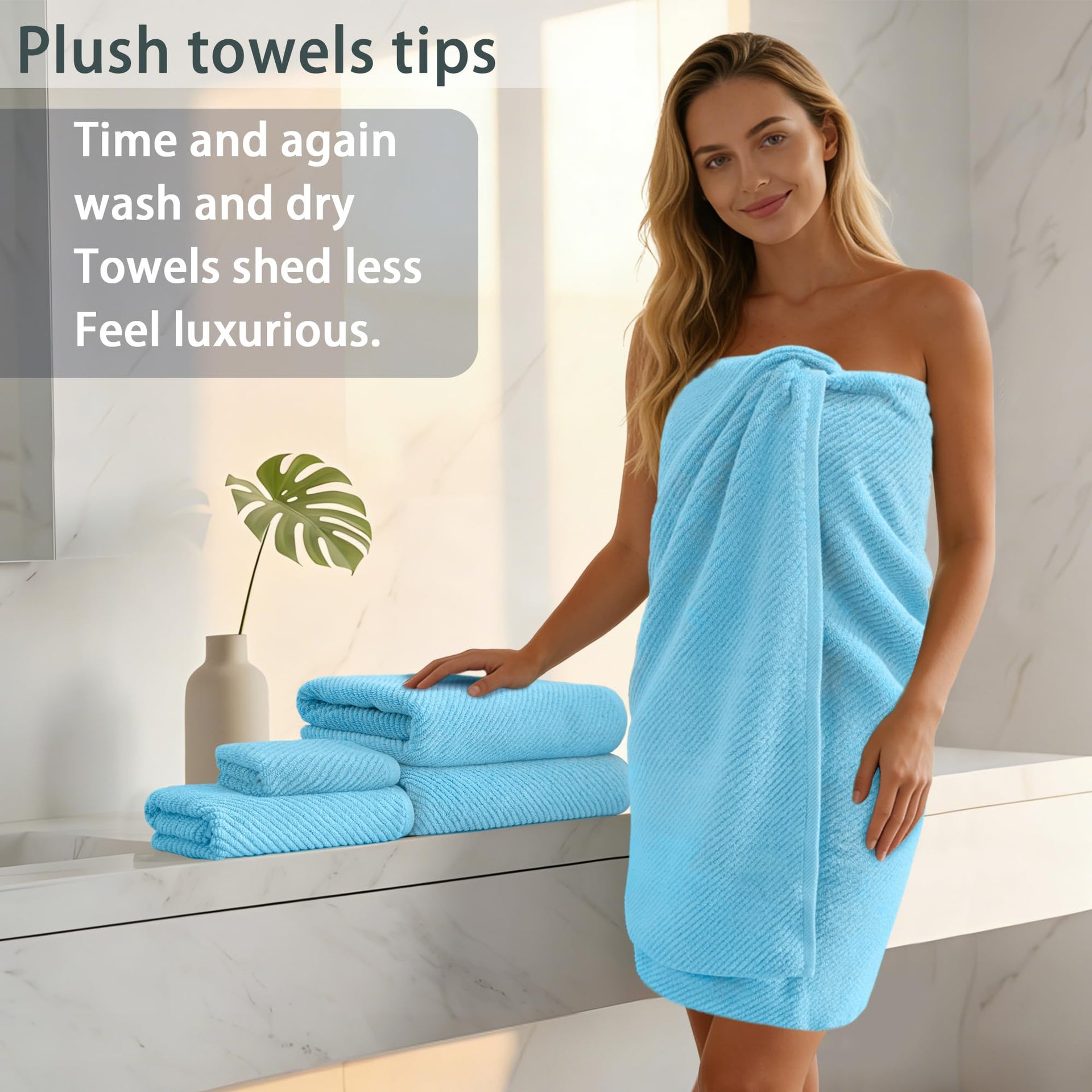 Bath Towels 4PC (4 Count)