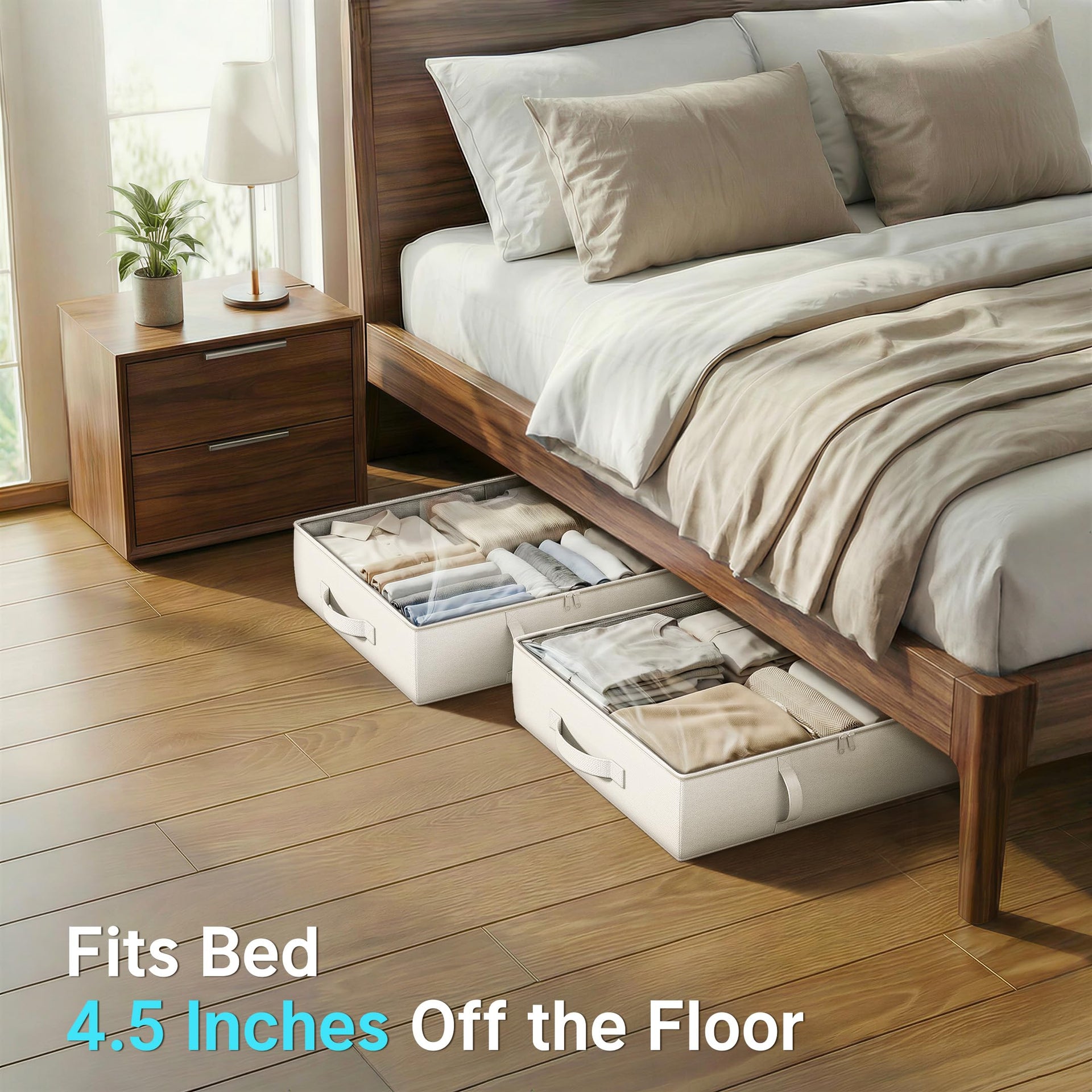 2 Pack Under Bed Storage Containers (2 Count)