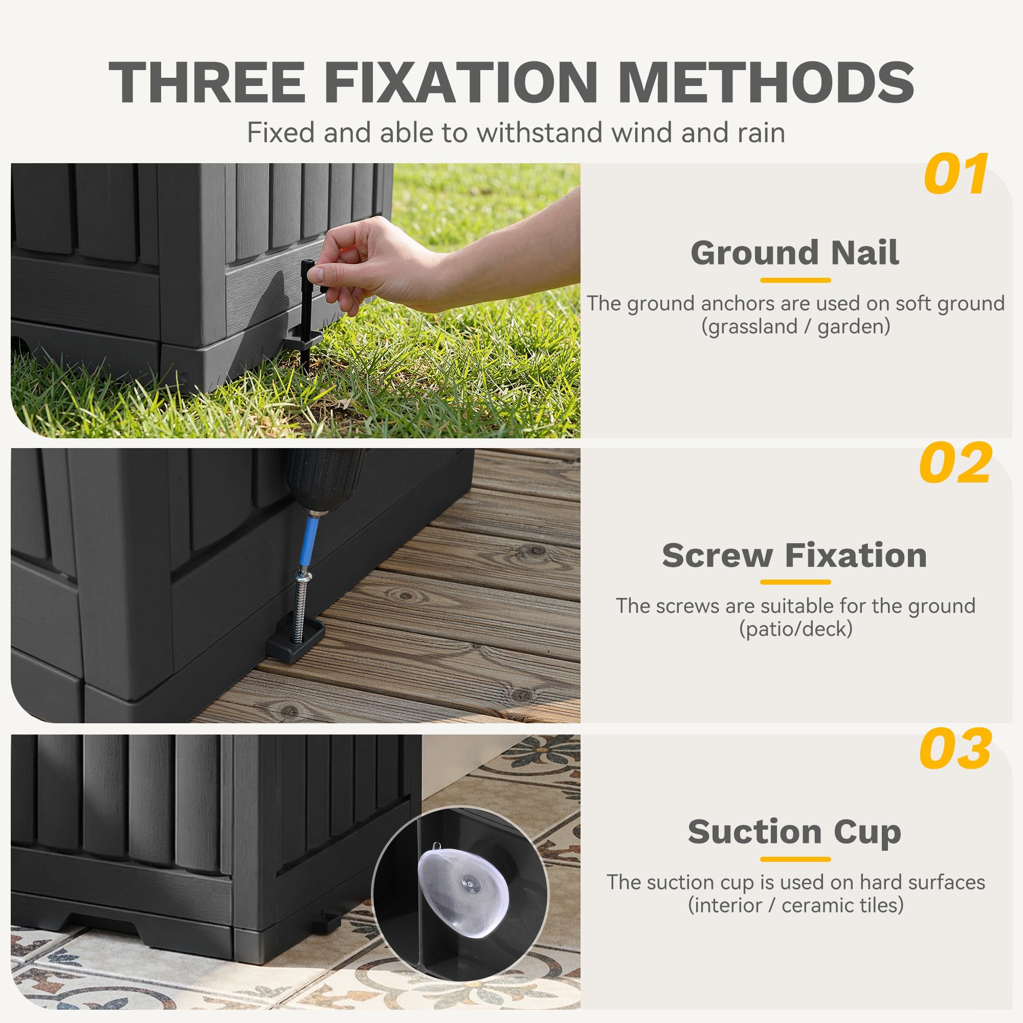38 Gallon Outdoor Trash Can