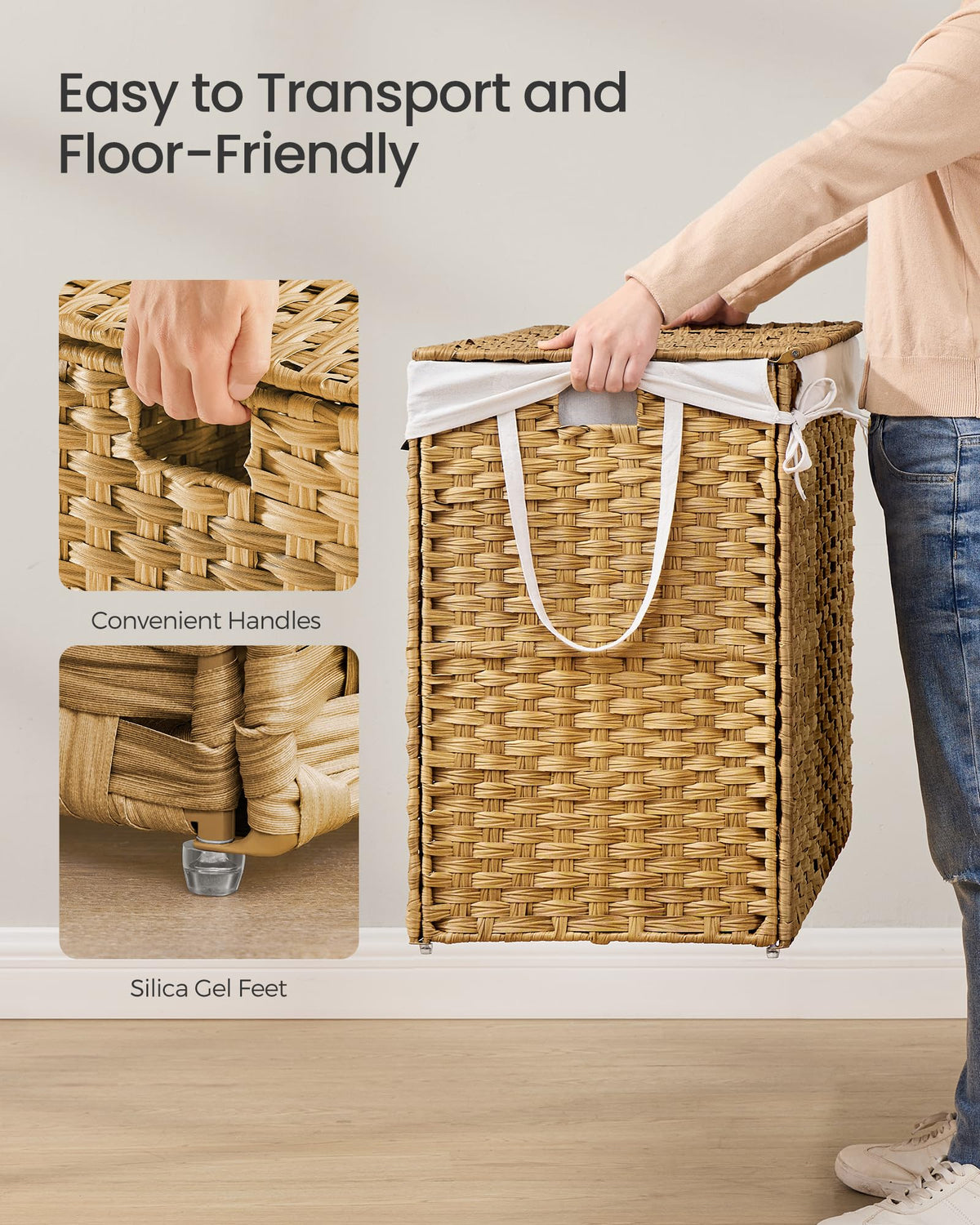 Laundry Hamper with Lid
