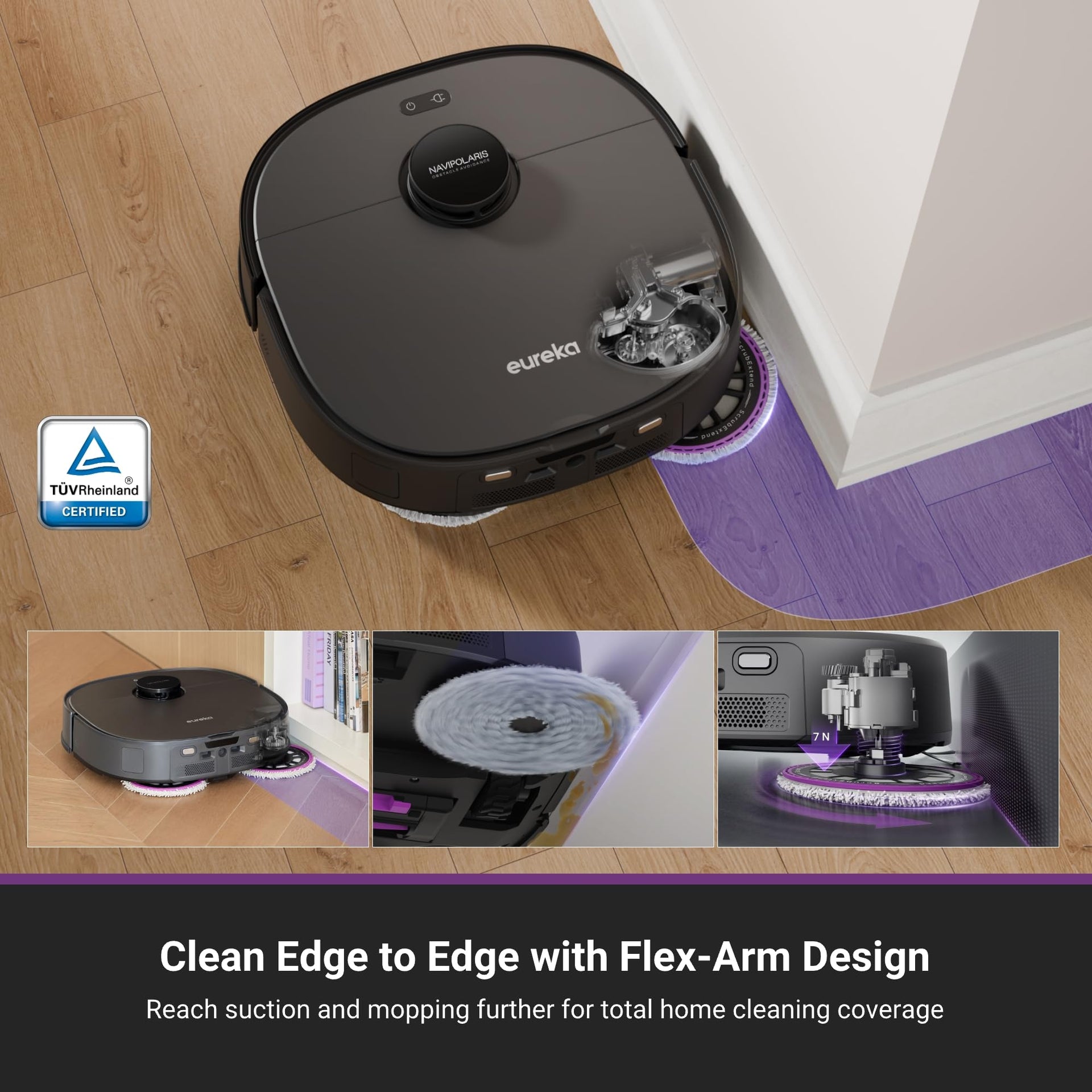 J15 Pro Ultra Robot Vacuum and Mop with Self Emptying Base