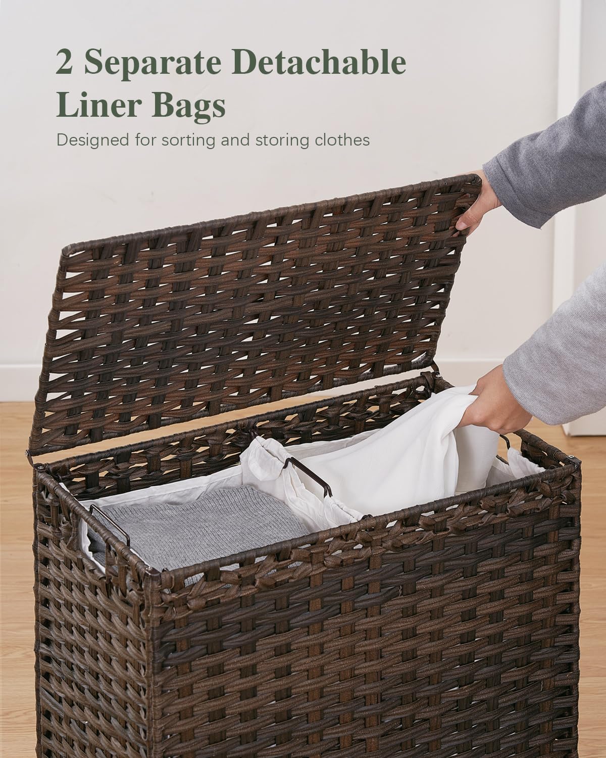 Laundry Hamper with Lid