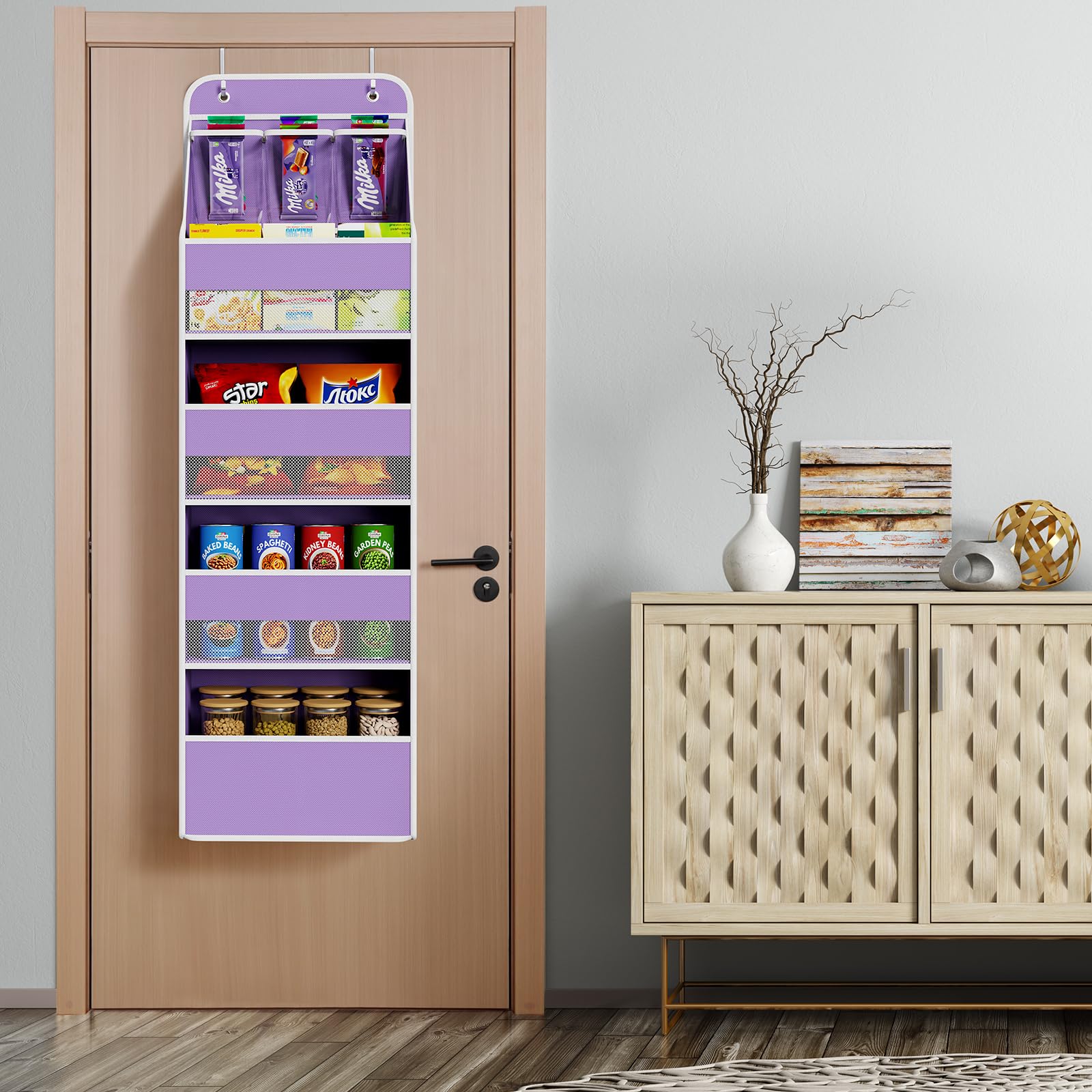 Fabric Over the Door Organizer for Baby Nursery