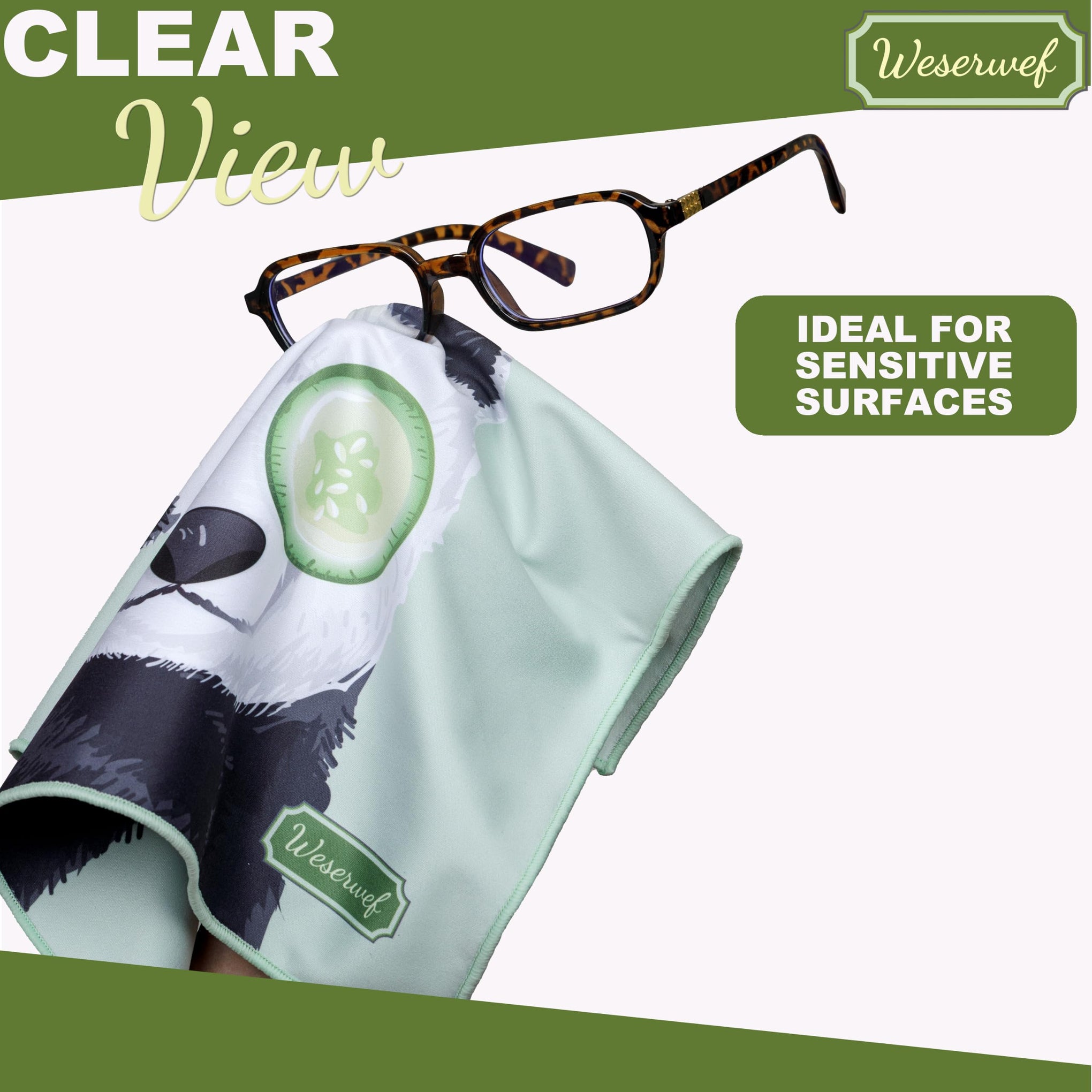 Design Microfiber Glasses Cleaning Cloth