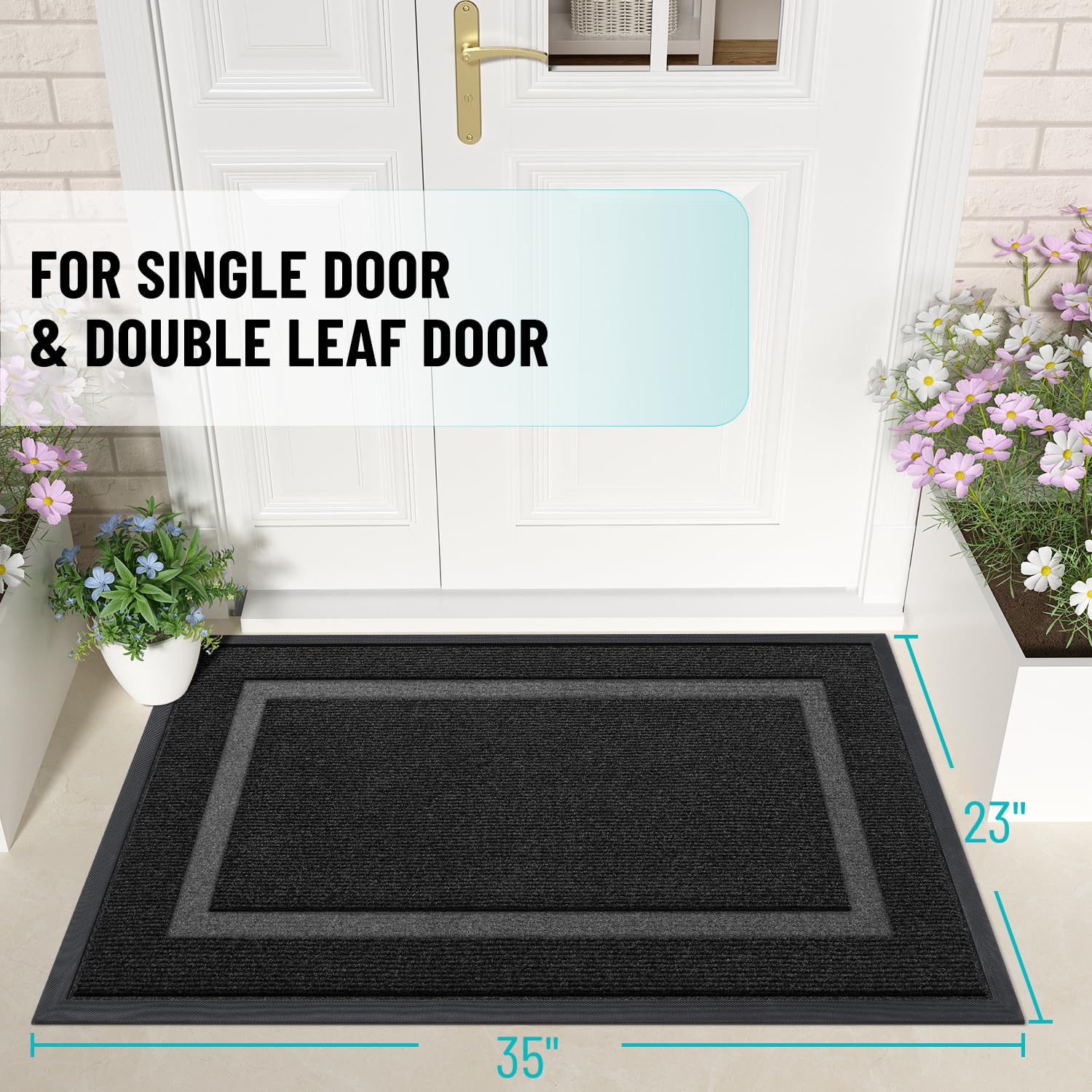 Front Door Mat Outside 35x23