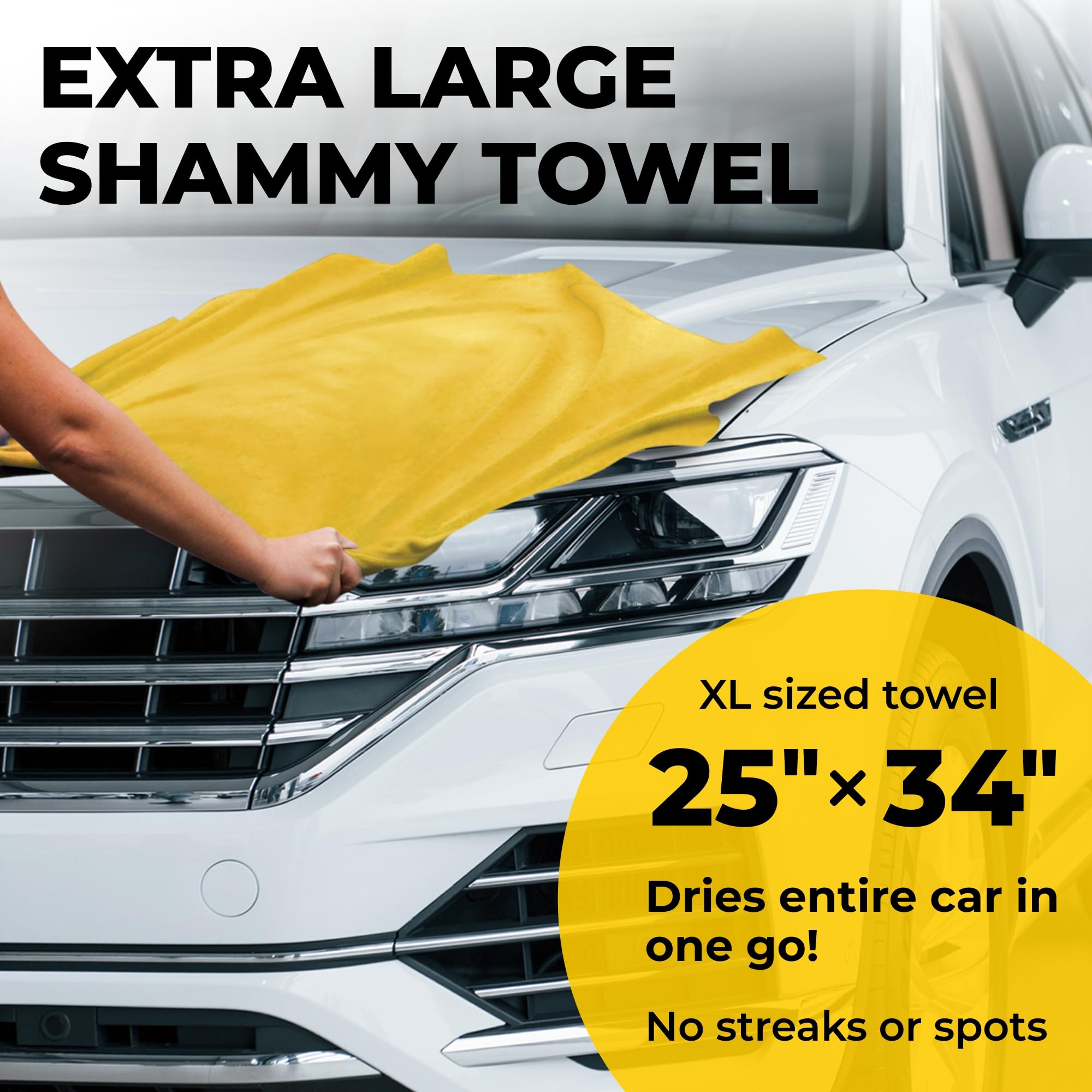 XL Shammy Towel for Car (2 Count)