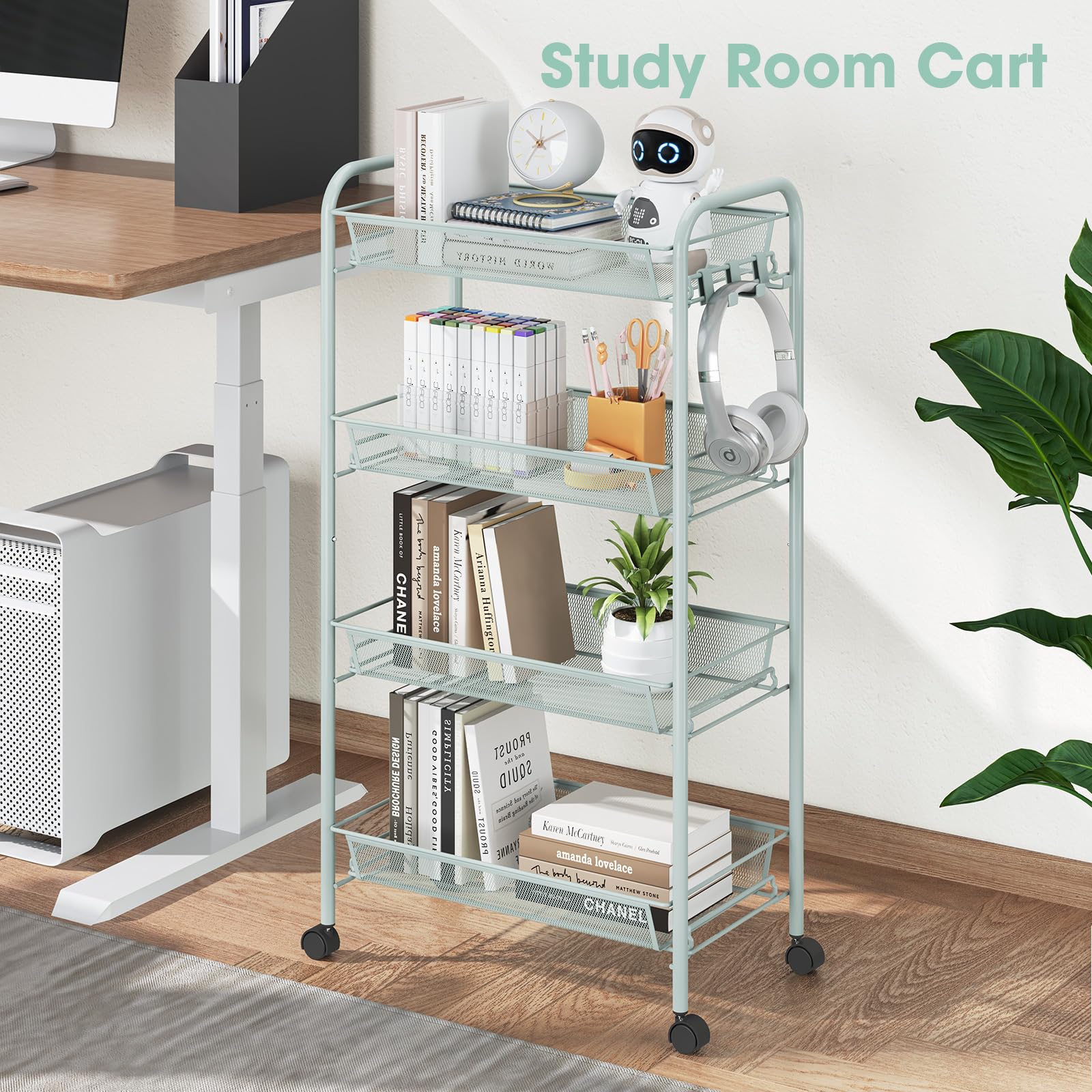 4 Tier Rolling Cart
