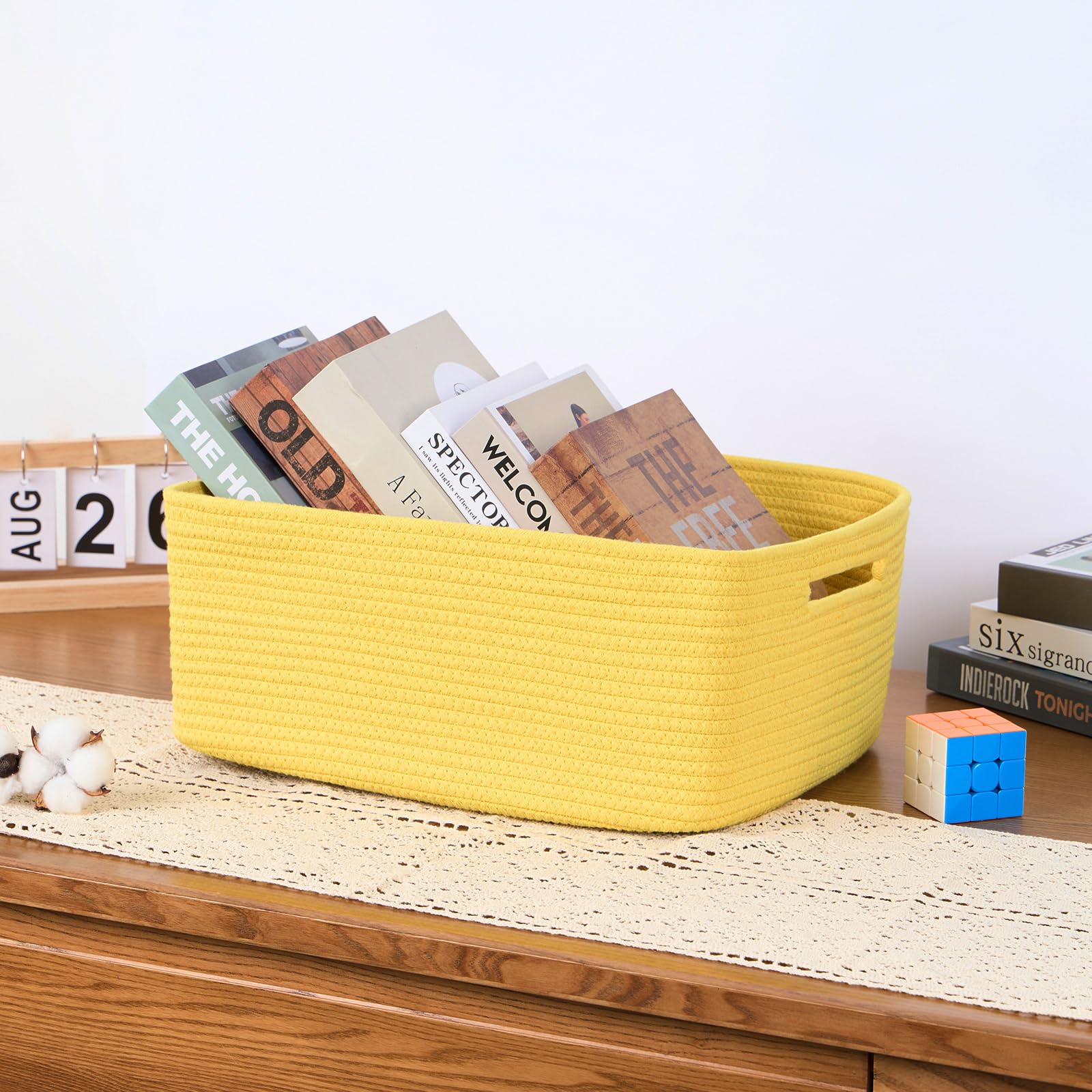 Large Storage Baskets for Organizing (4 Count)