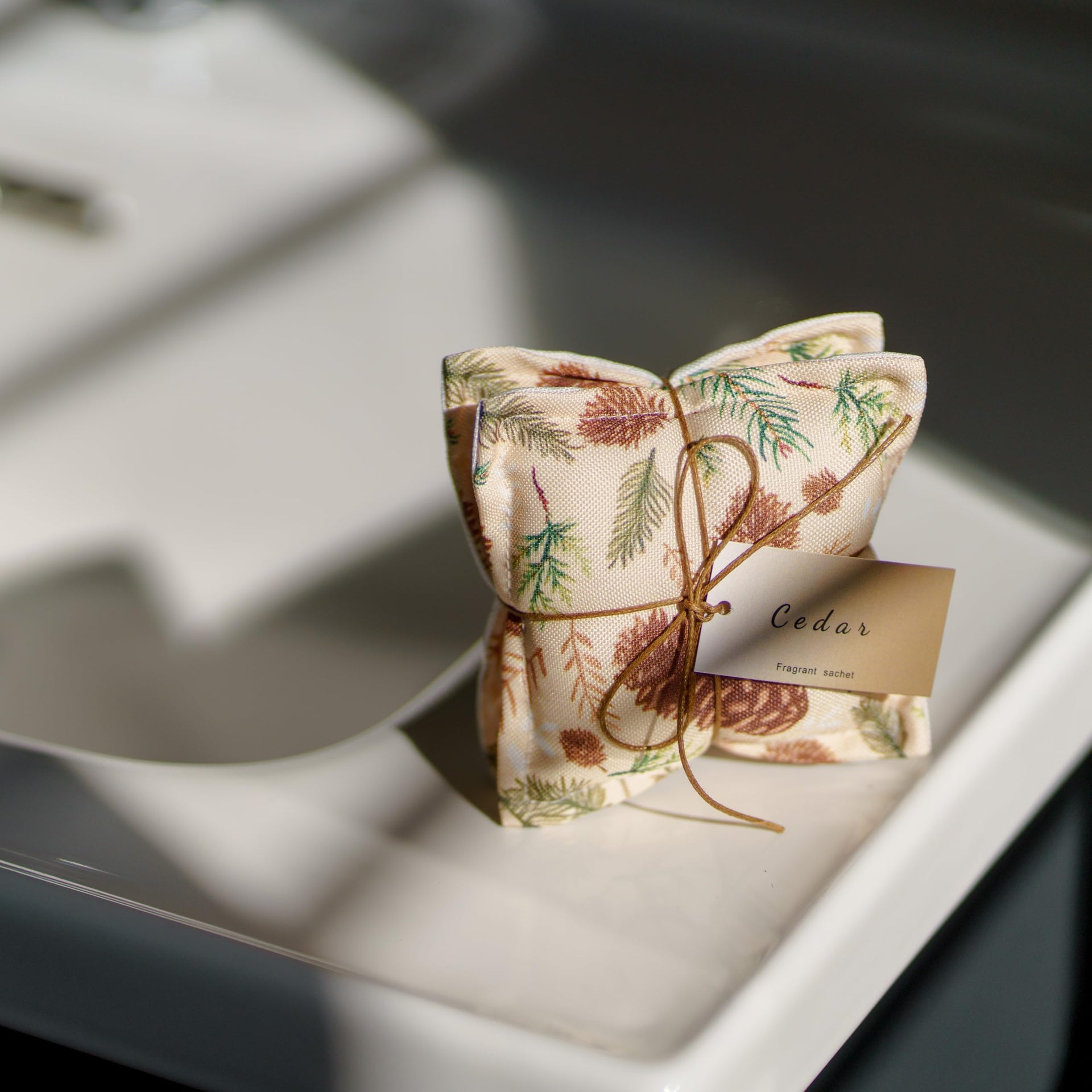4 Pack Cedar Sachet Bags for Drawers and Closets