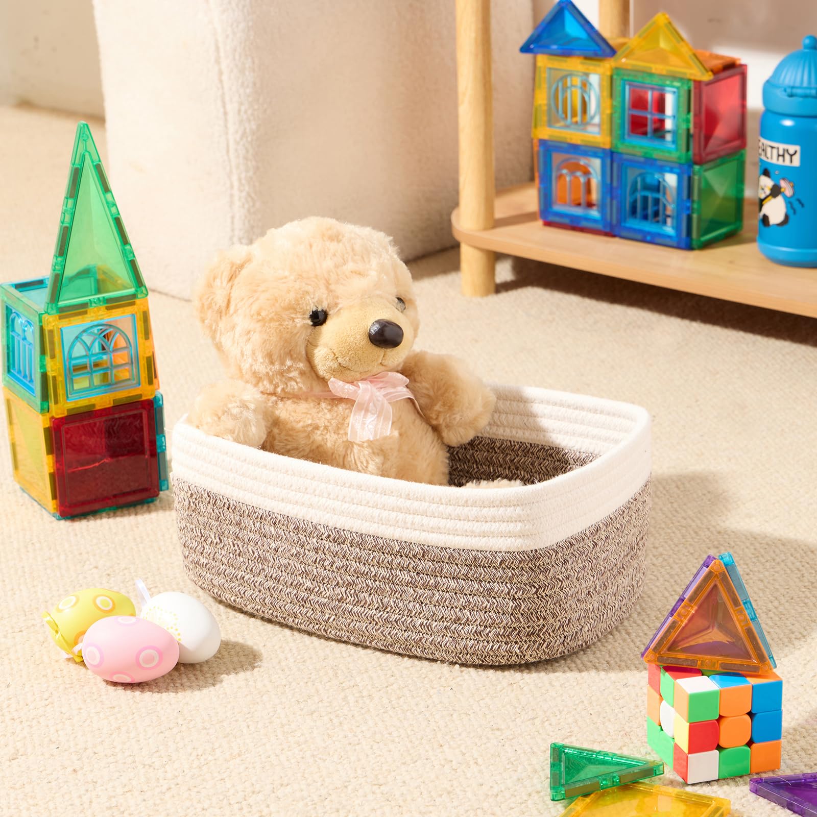 Small Storage Baskets for Organizing (4 Count)