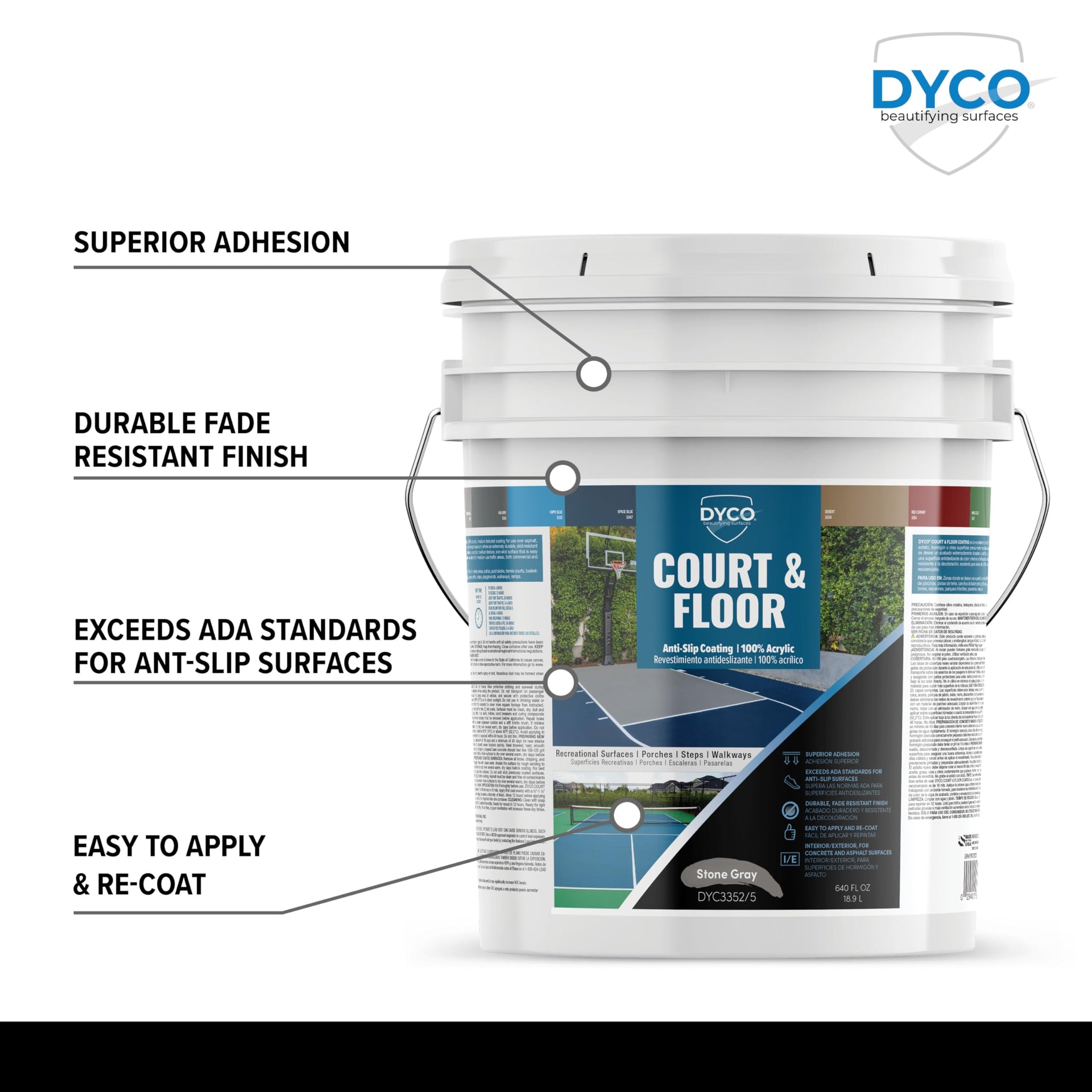 DYCO Court & Floor Anti (640 Fl Oz)