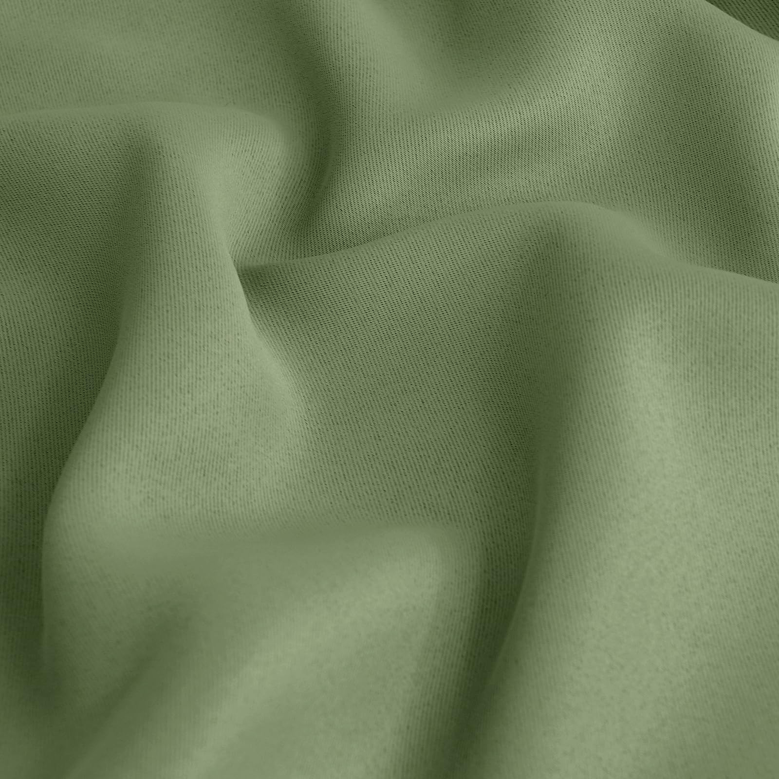 Olive Green Short Blackout Curtains 40 Inches Long (2 Count)