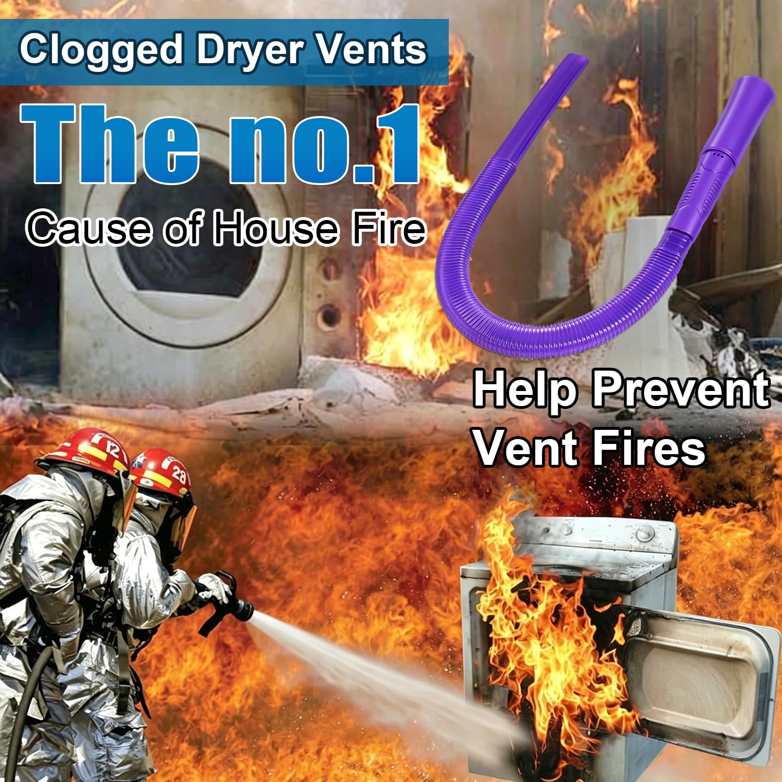 3 Pieces Dryer Vent Cleaner Kit (16 Ounce)