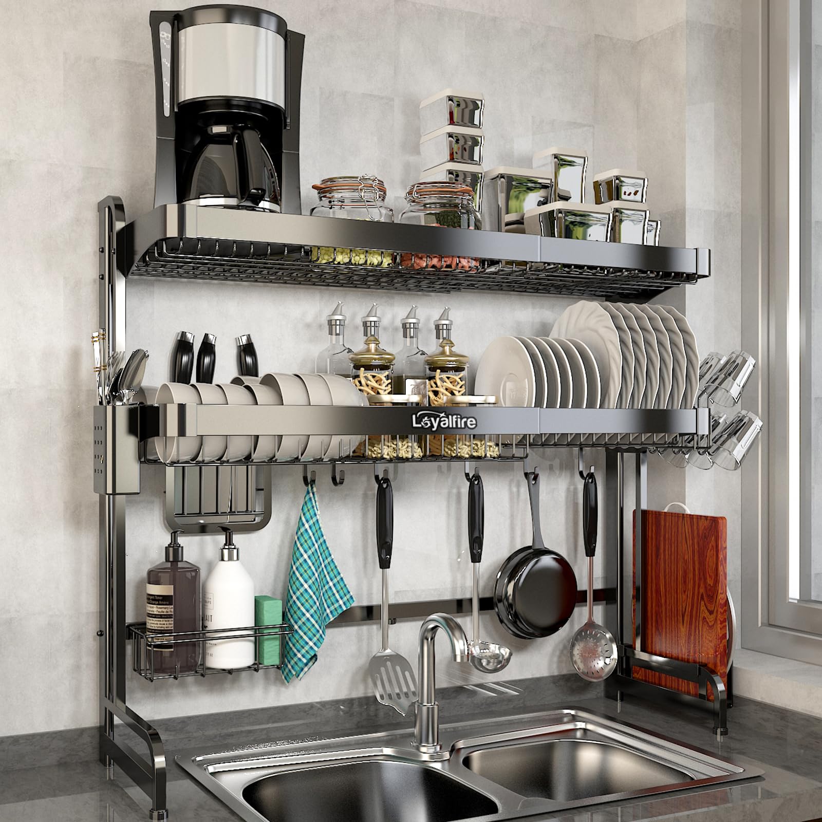 Over Sink Dish Drying Rack
