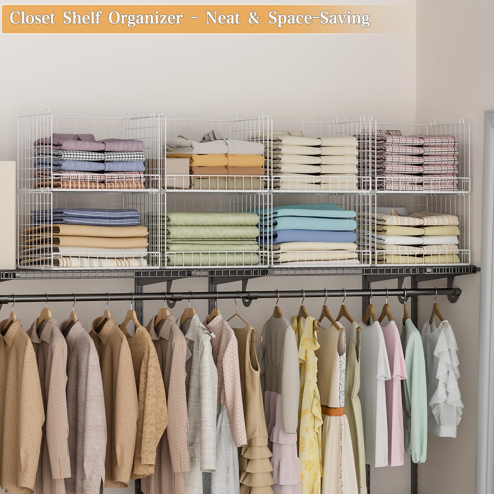 Closet Organizers and Storage Basket