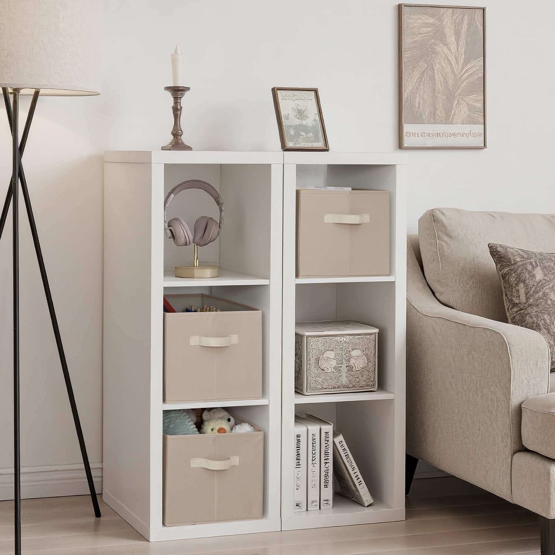 Storage Baskets for Shelves (3 Count)