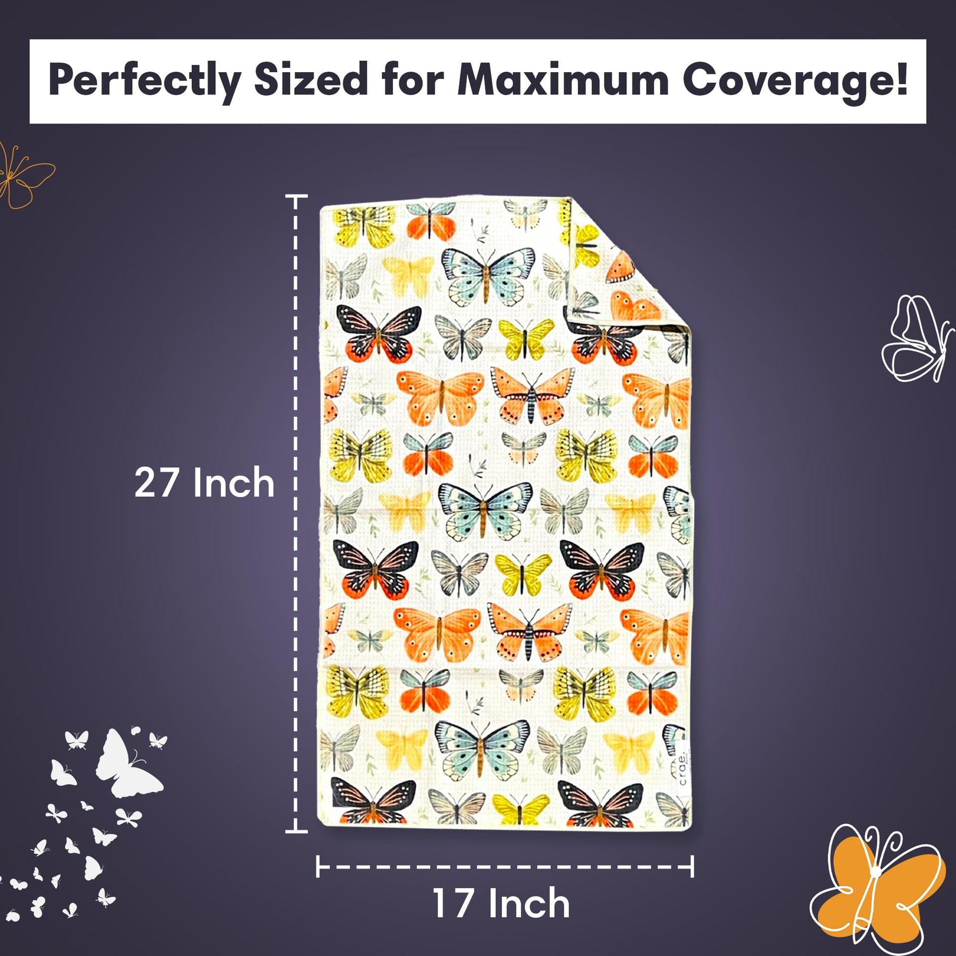 Double Sided Microfiber Hand Towels (2 Count)