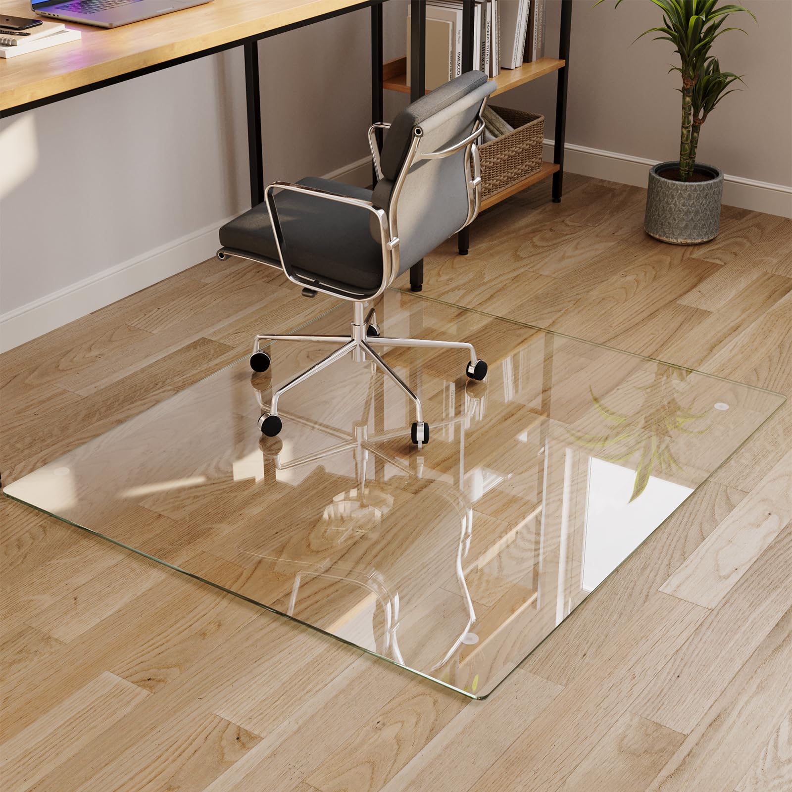 42" x 48" Office Chair Mat for Hardwood Floors & Carpets