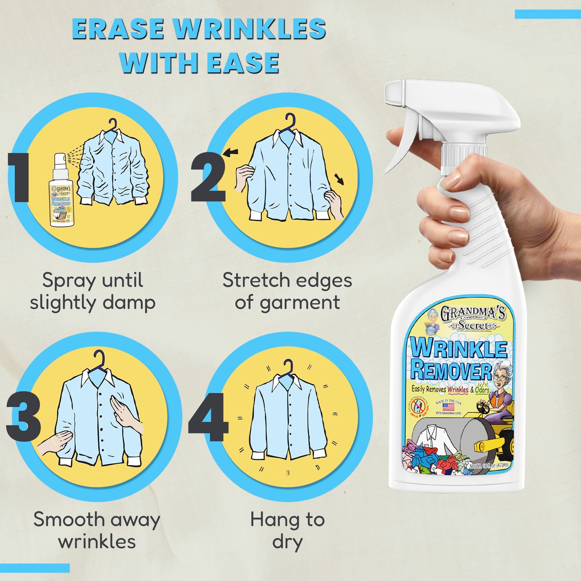 Wrinkle Remover Spray (16 Fl Oz)