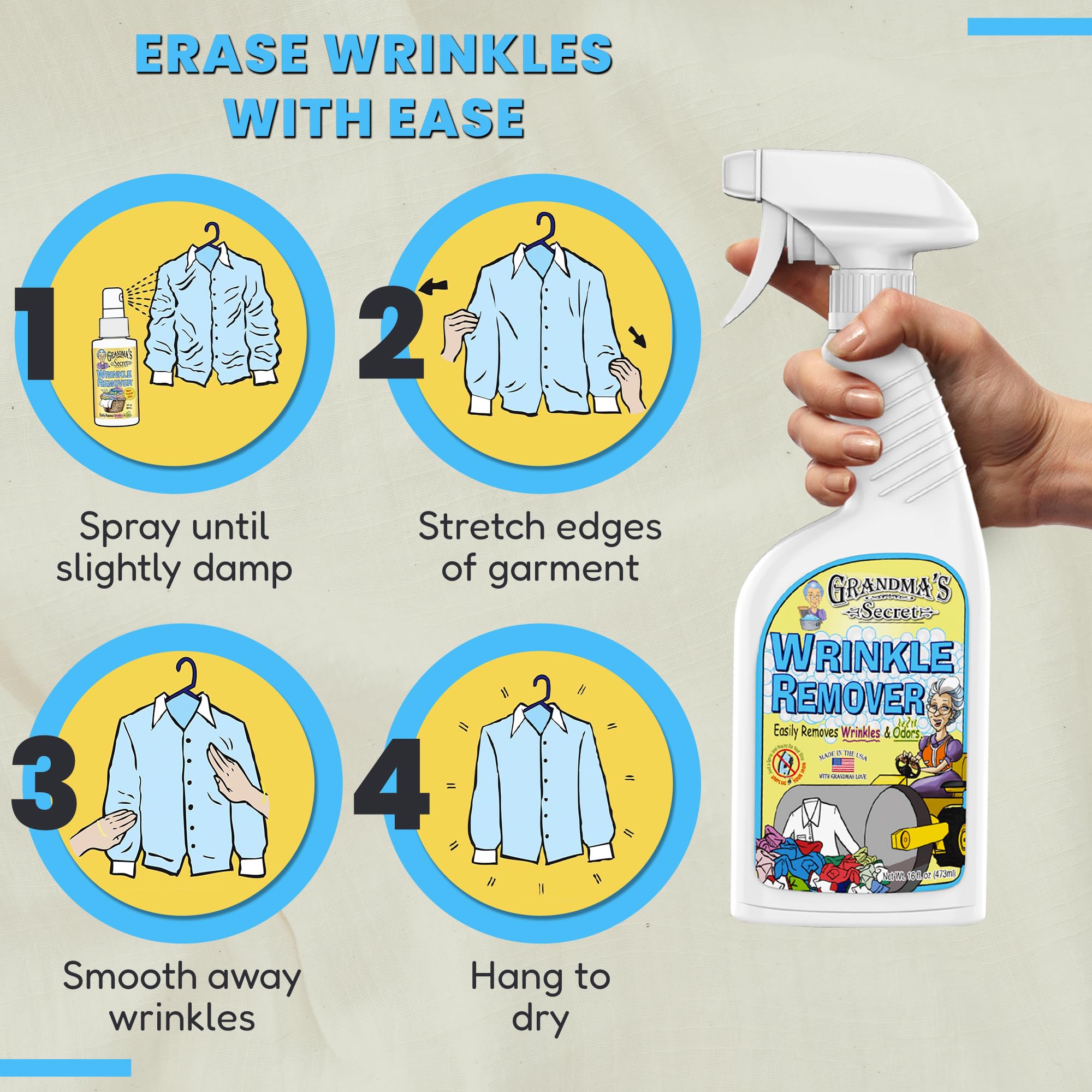 Wrinkle Remover Spray (16 Fl Oz)