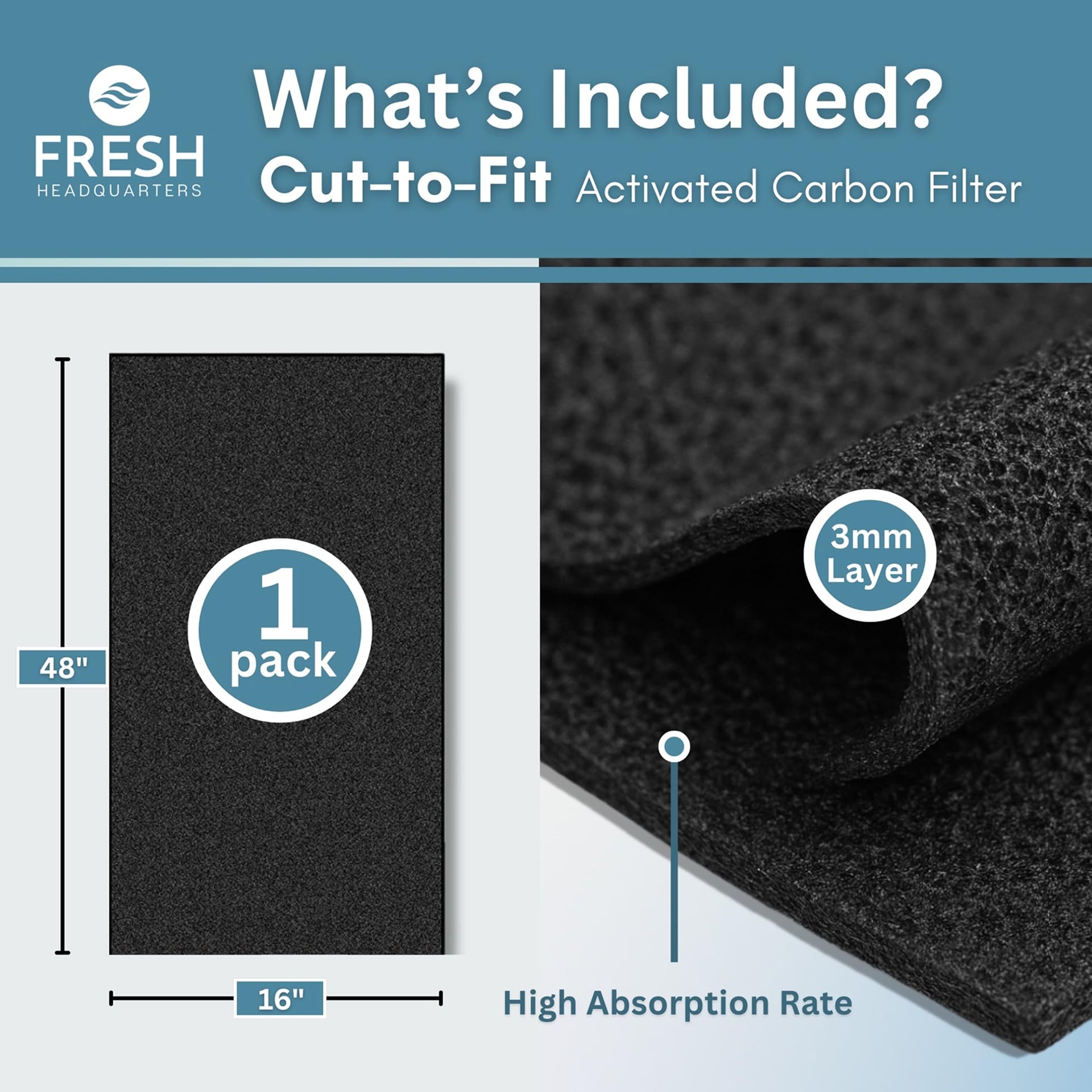 Activated Carbon Filter Pad