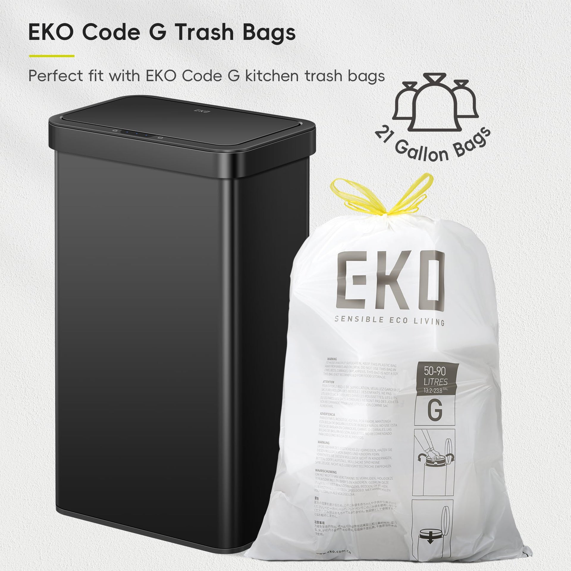 Nova Sensor Trash Can or Recycling Bin