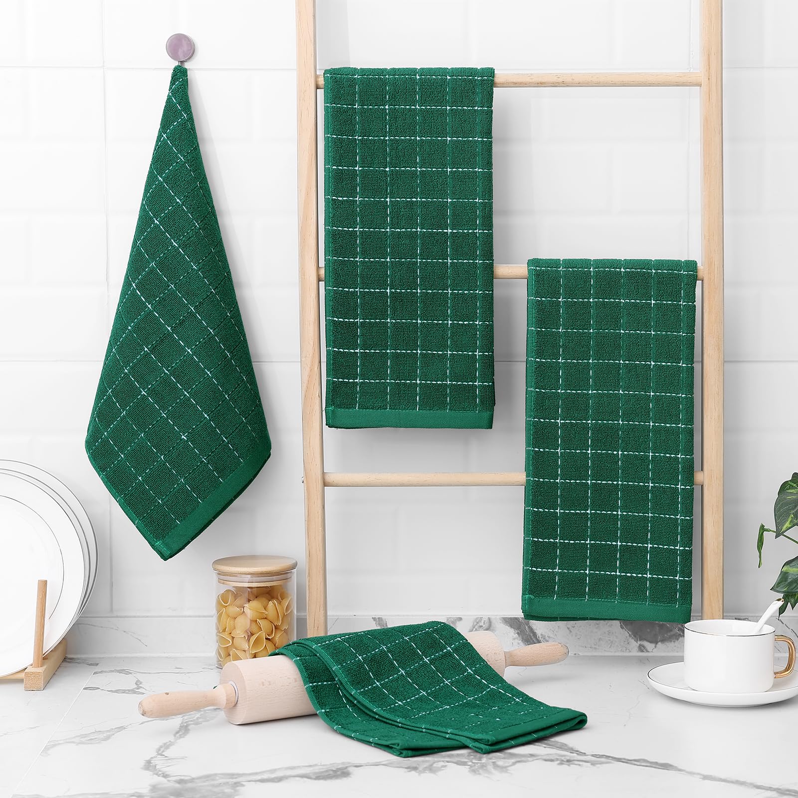 100% Cotton Terry Kitchen Towels (4 Count)