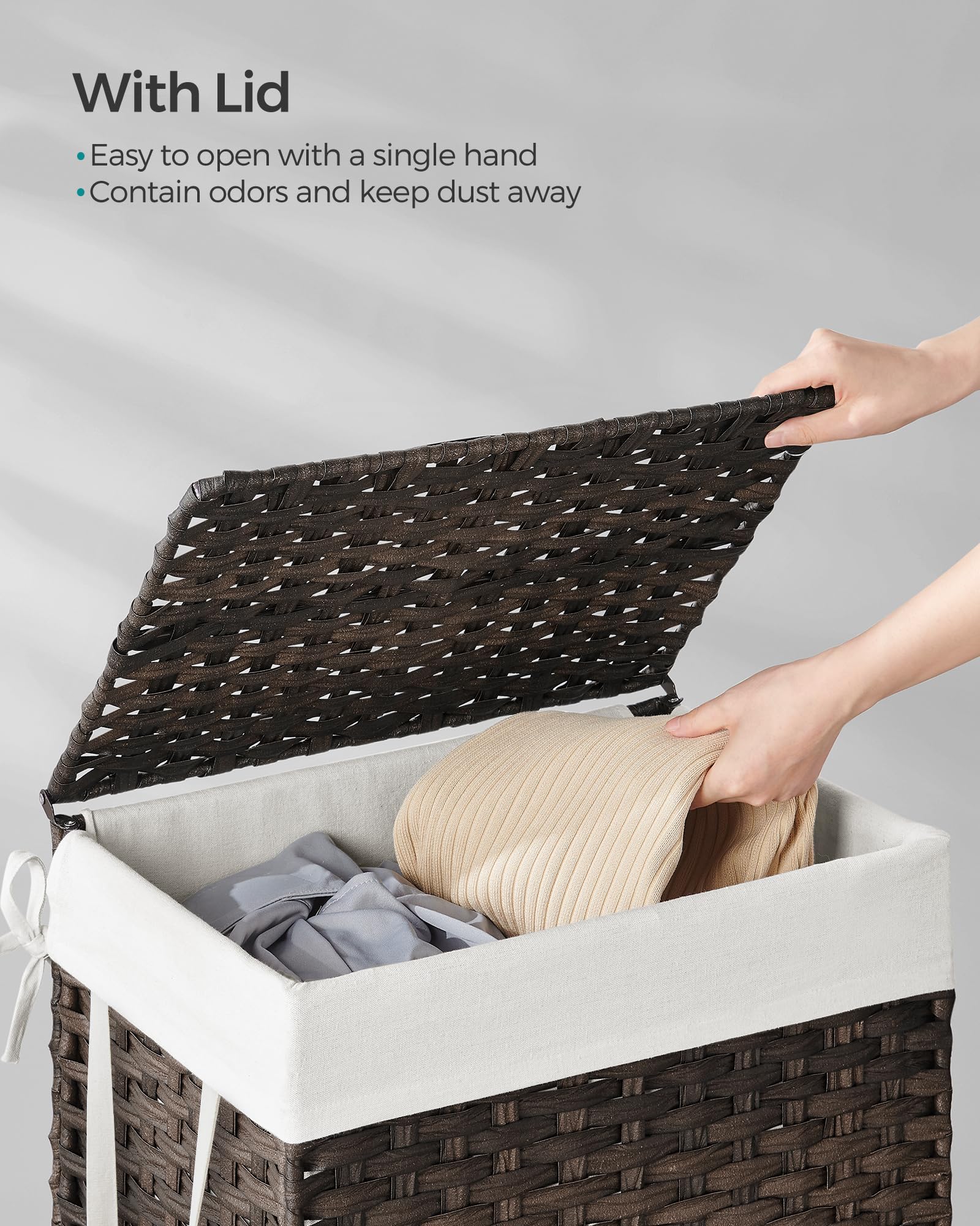 Laundry Hamper with Lid