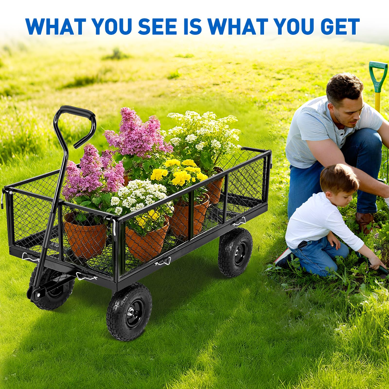Steel Garden Carts