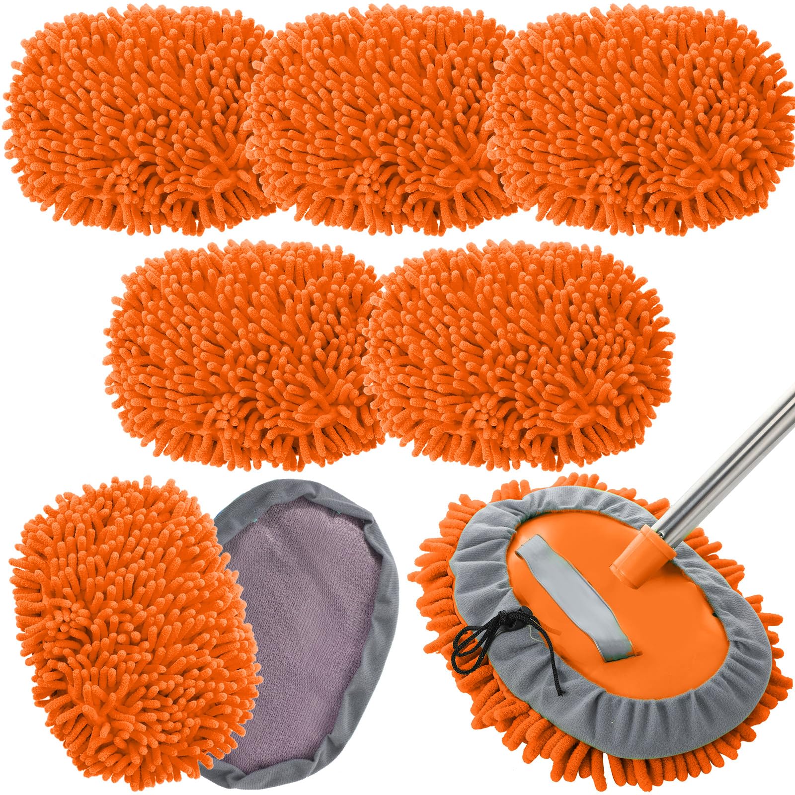 5 Pcs Car Wash Mitt Set (5 Count)