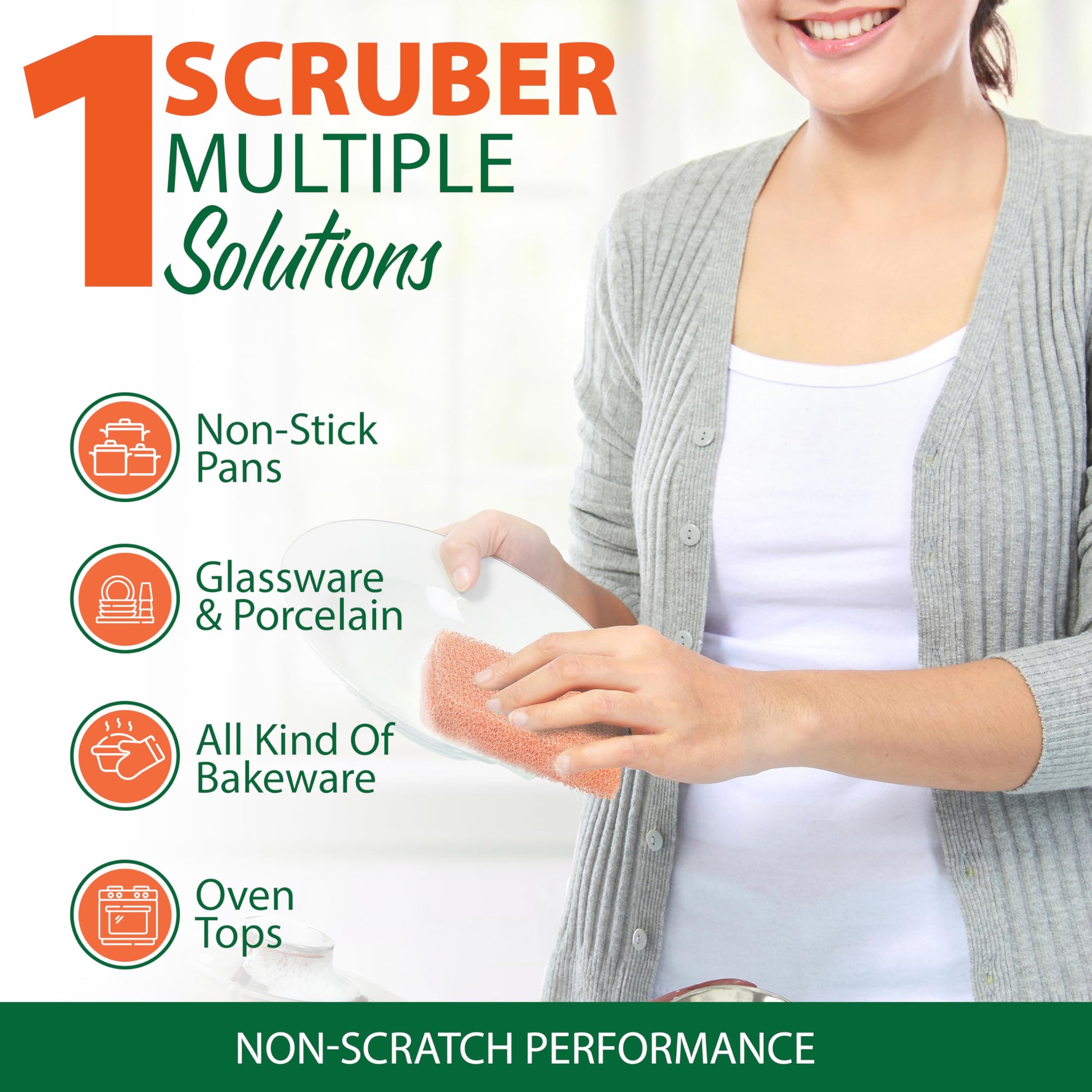 Silicone Dish Sponge Scrubbers