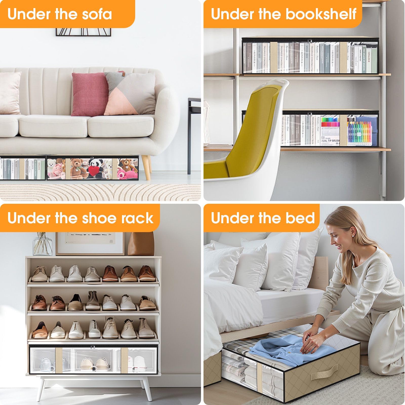 Under Bed Storage Bags (3 Count)