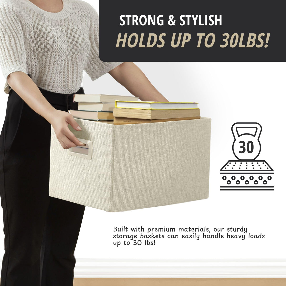 Storage Bins for Shelves (3 Count)