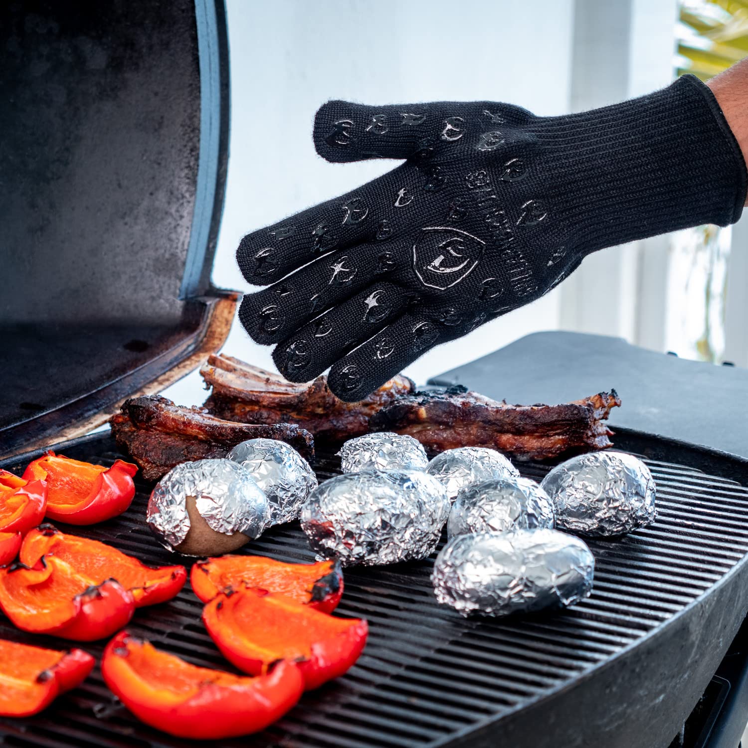 Grill Armor Oven Gloves with Fingers