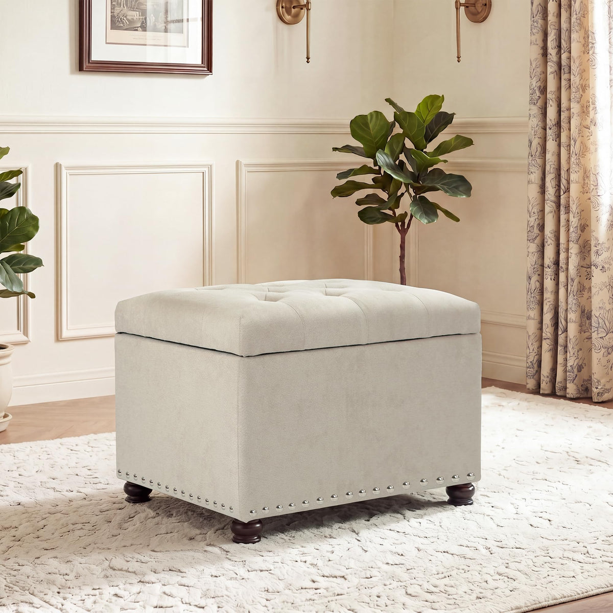 24" Ottoman with Storage