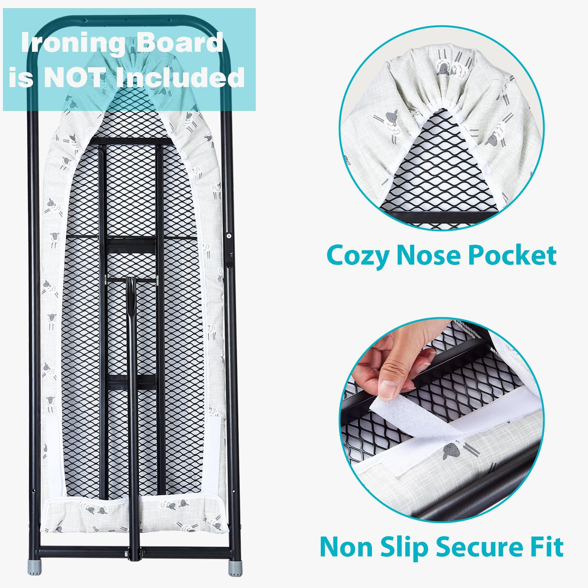 Over the Door Ironing Board Cover 13 x 37 inch