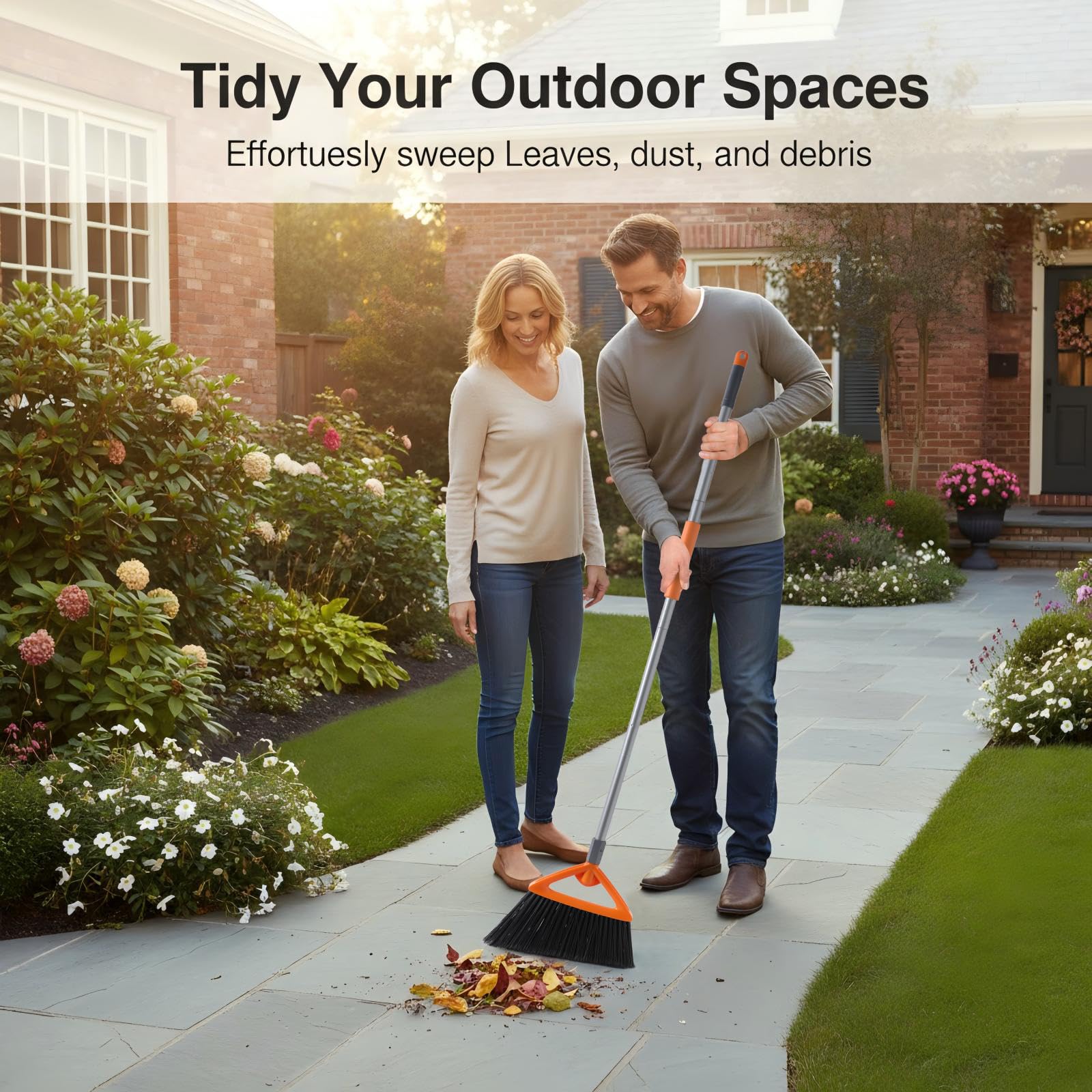 Outdoor Broom for Sweeping Patio