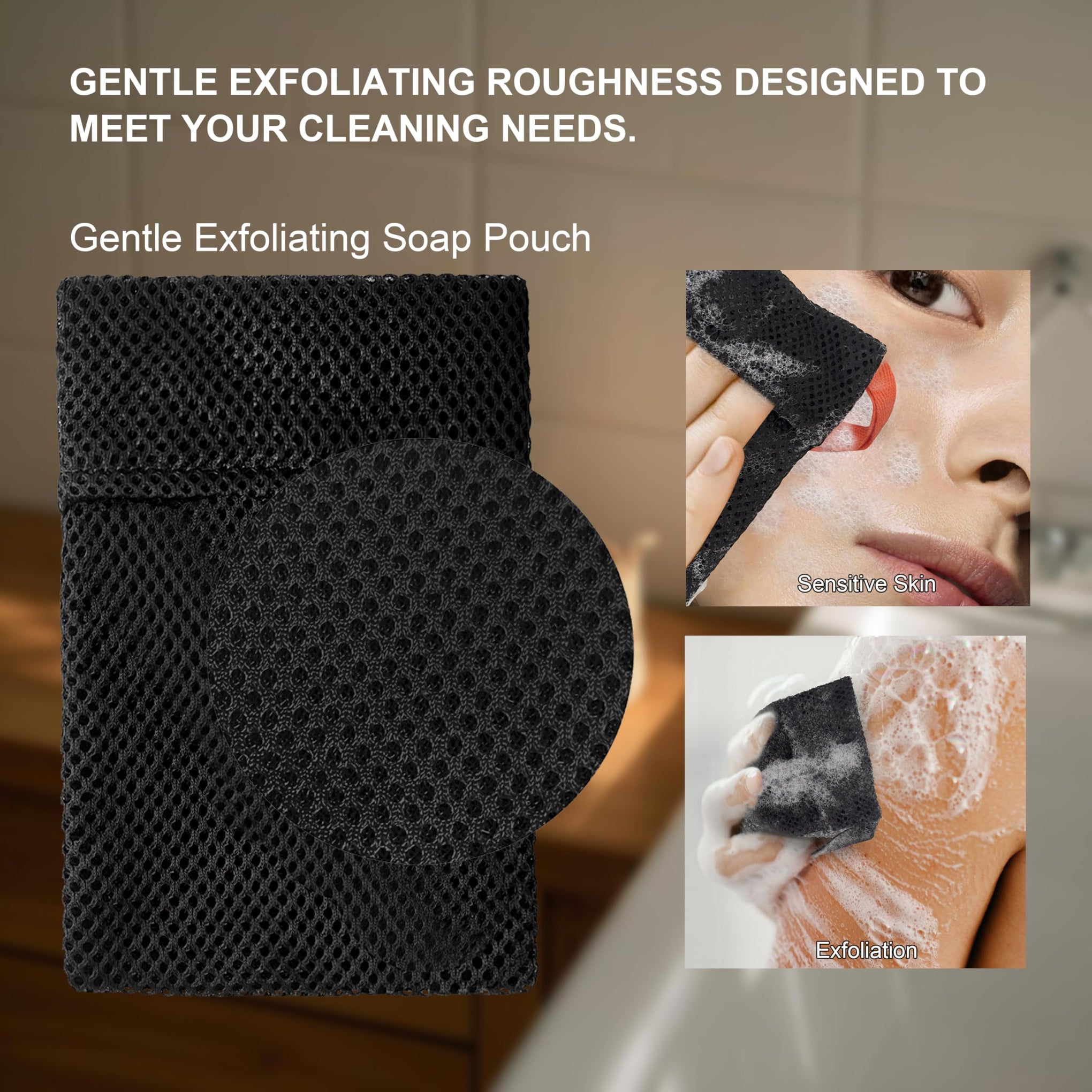 2 Pack Soap Bag Gentle Exfoliating (2 Count)