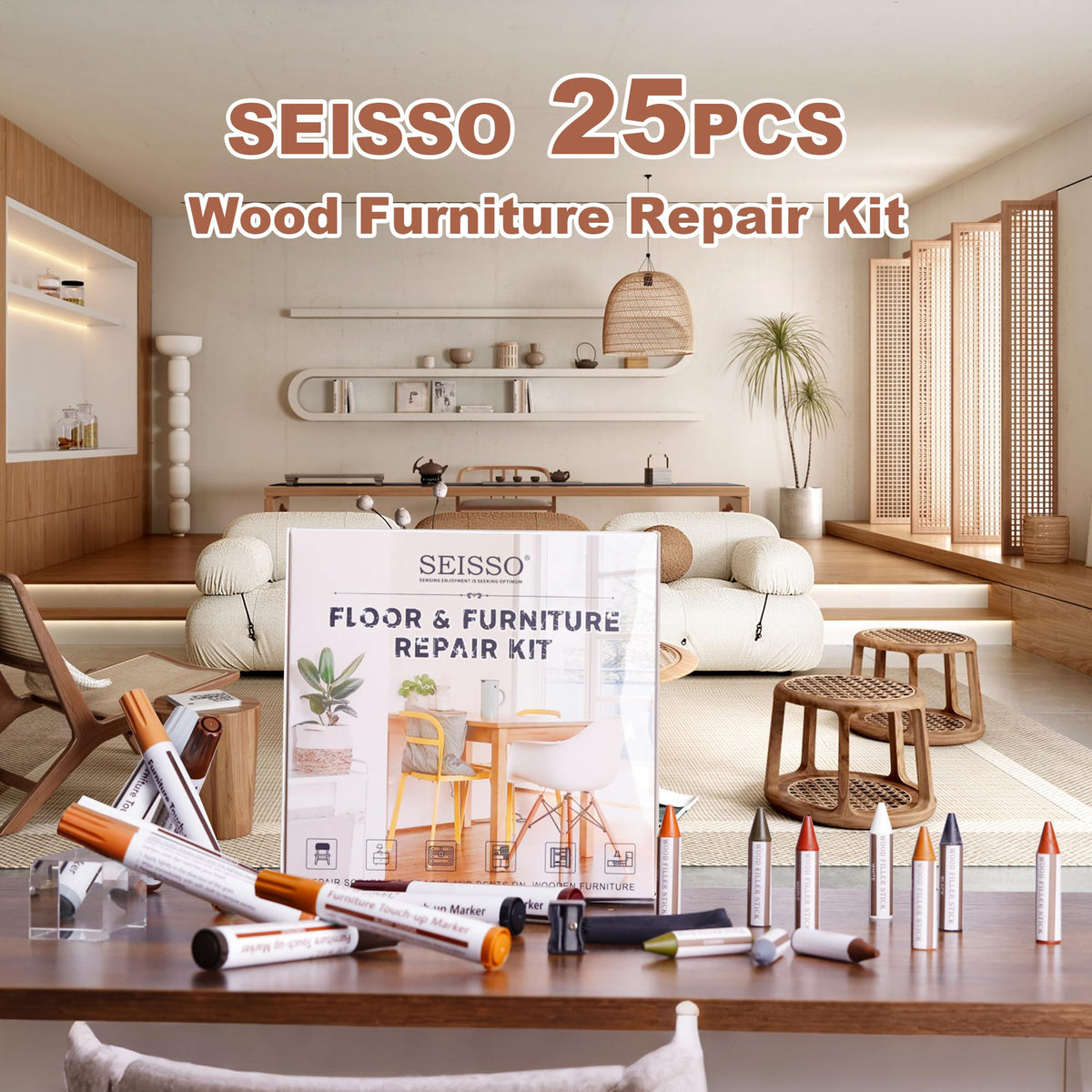 Wood Furniture Repair Kit (25 Count)