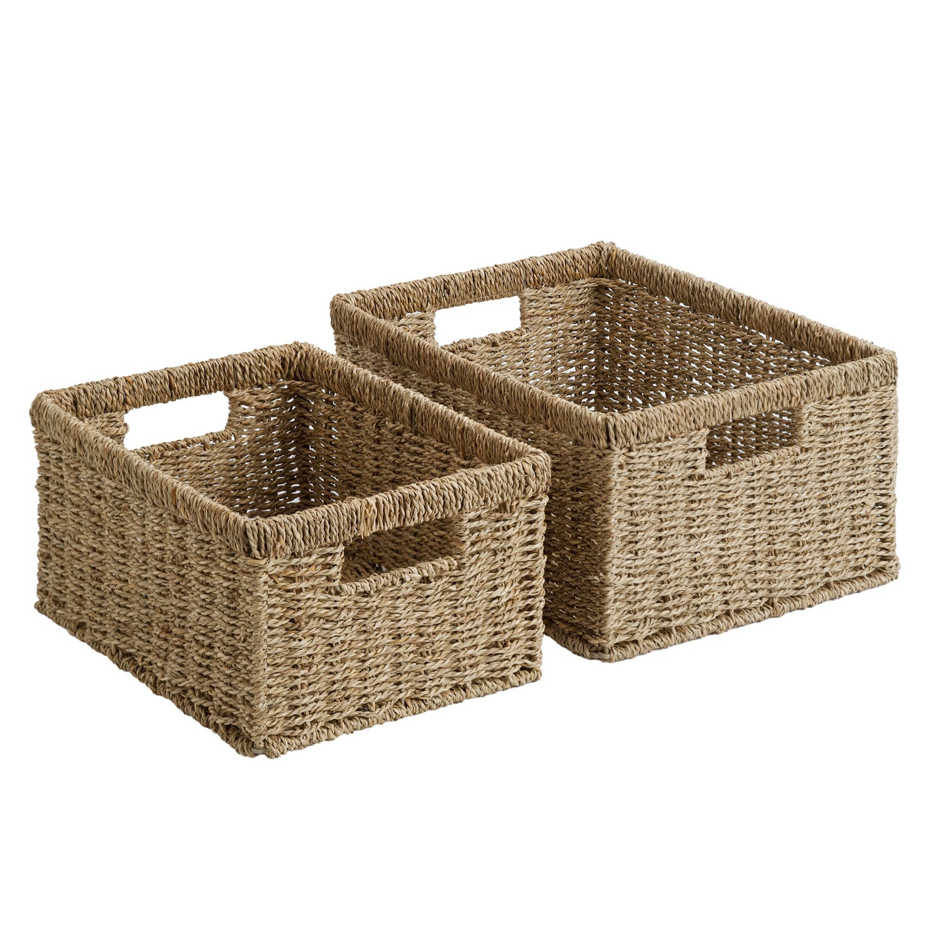 Wicker Storage Baskets (2 Count)