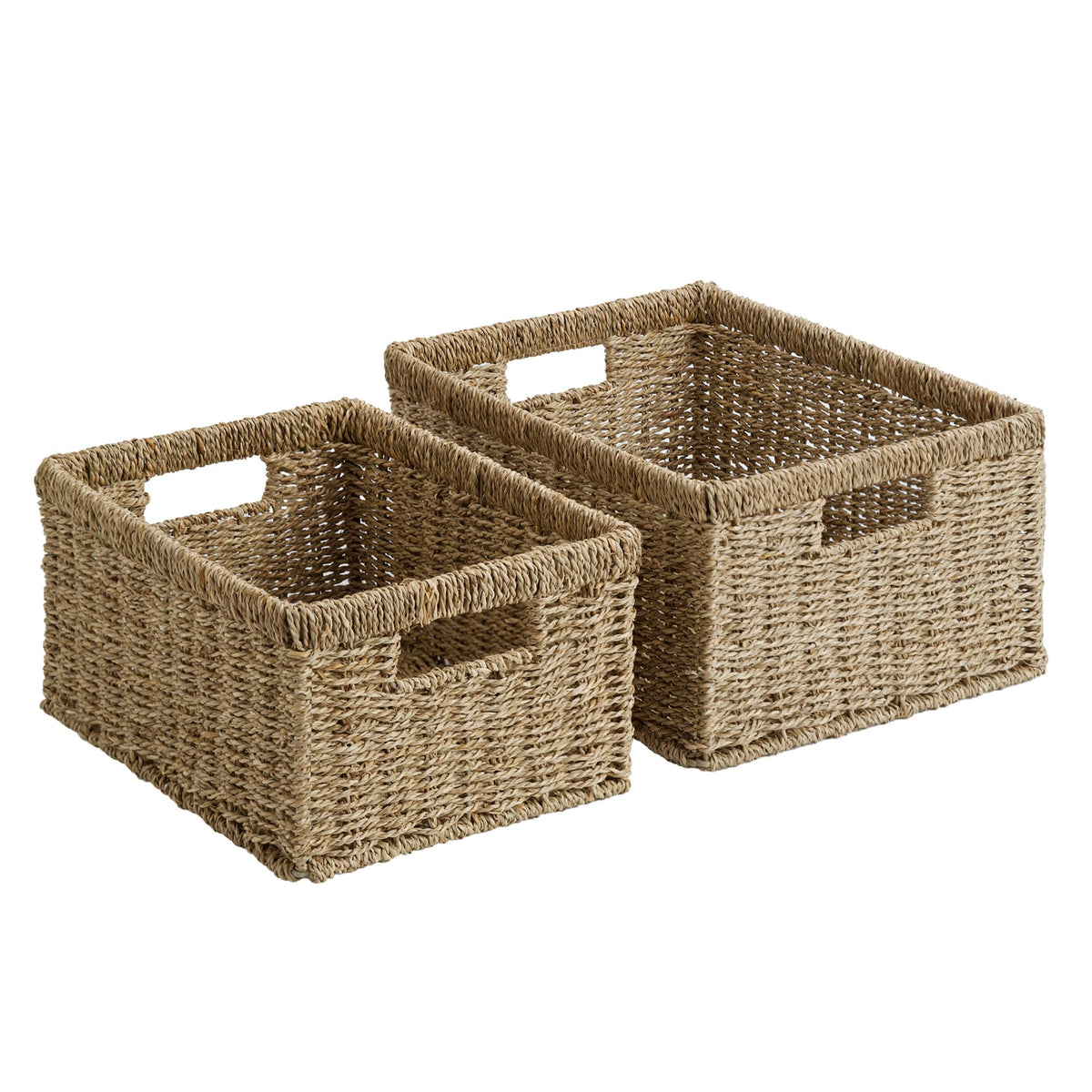 Wicker Storage Baskets (2 Count)