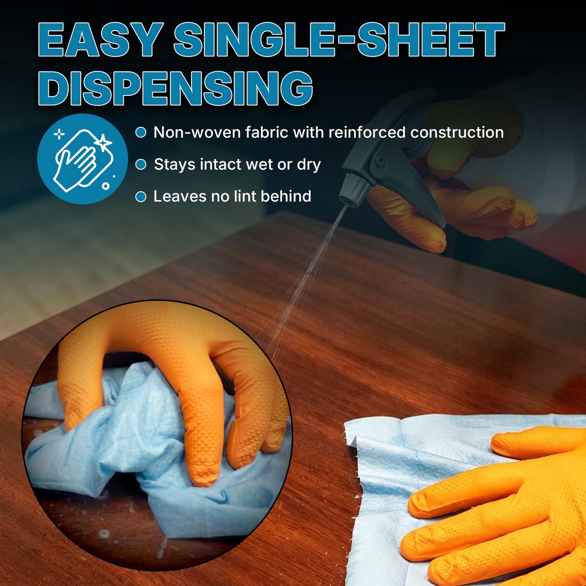 Prep Wipe Lint (300 Count)