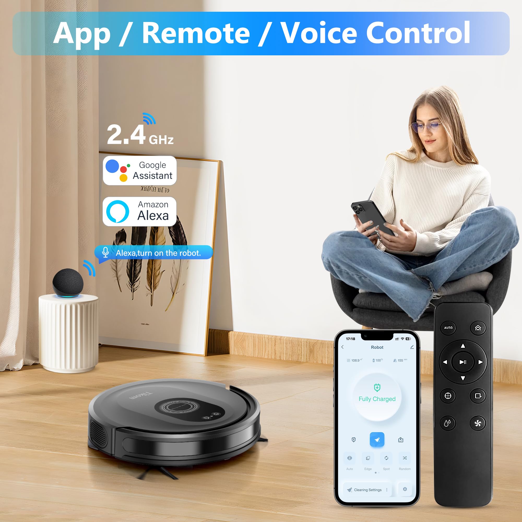 Robot Vacuum and Mop Combo