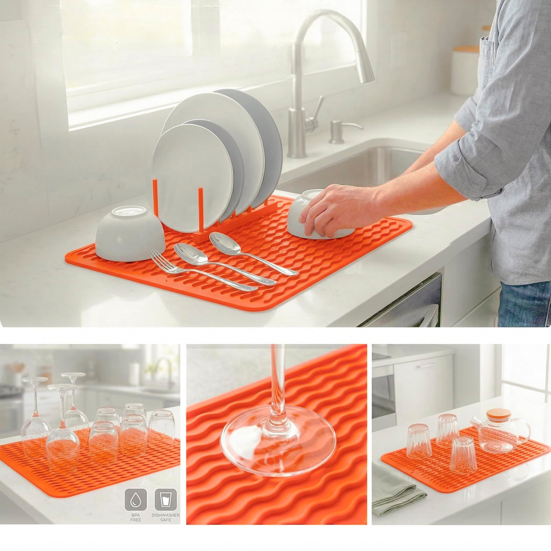 Silicone Dish Drying Mat