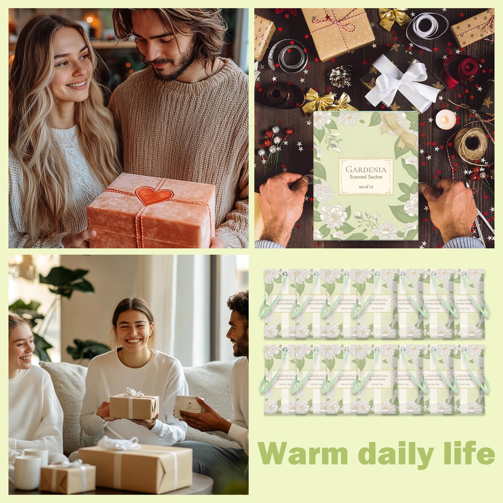 Scented Sachets for Drawer and Closet (14 Count)