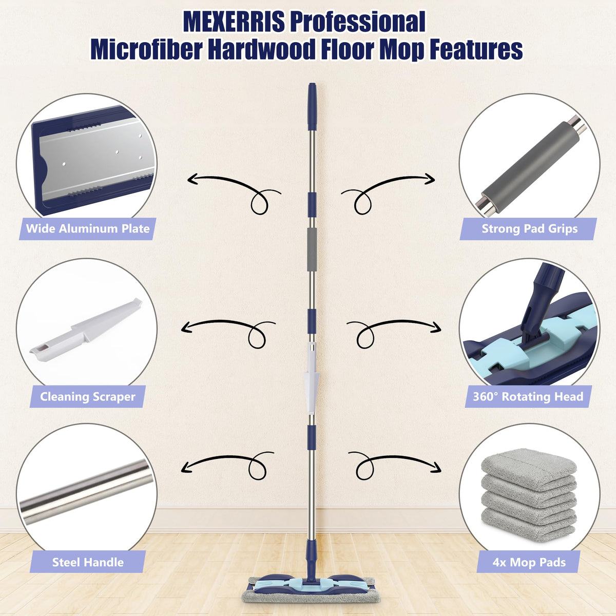 Microfiber Mops for Floor Cleaning